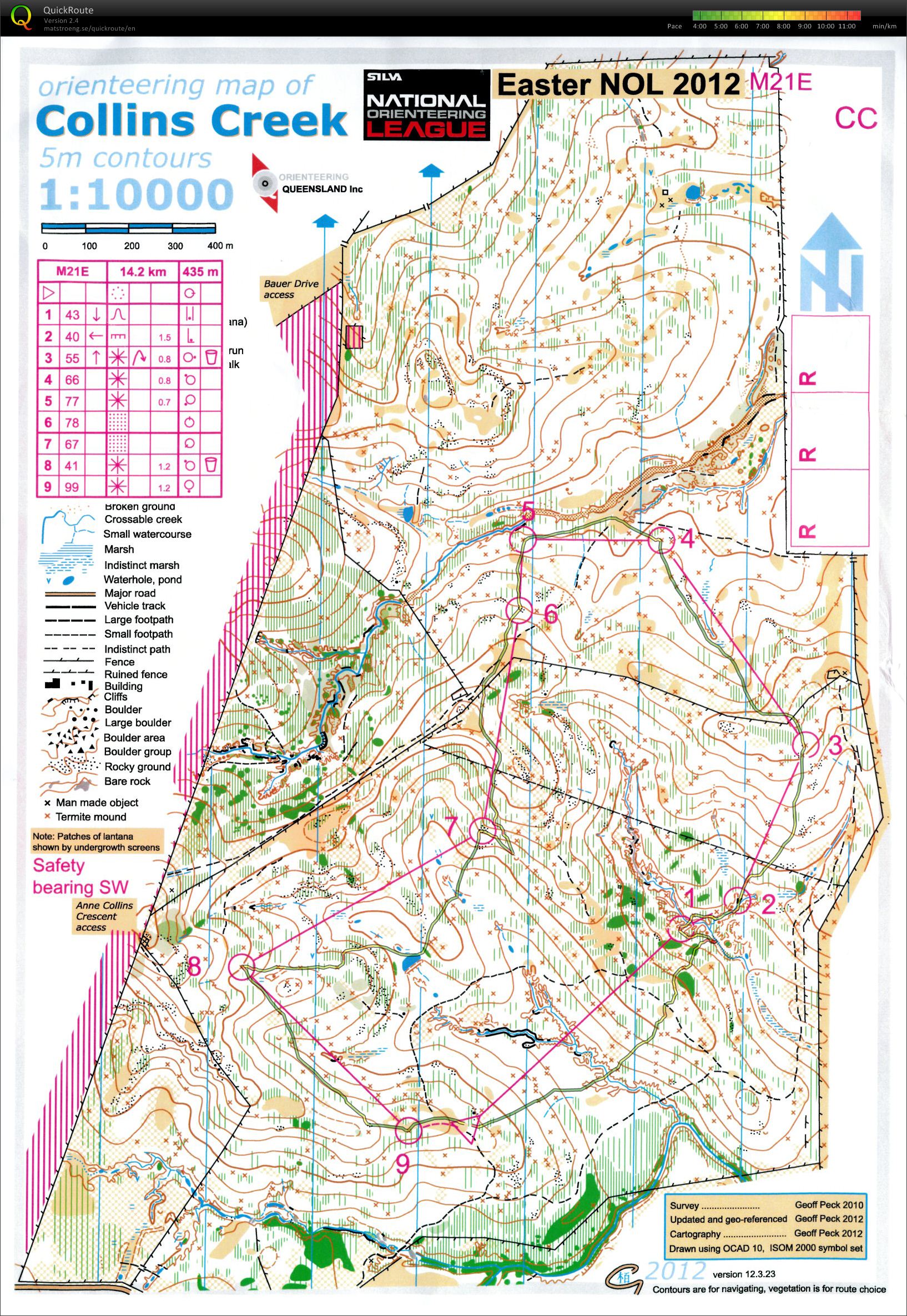 2012 National Orienteering League Race 10 part 1 (15/04/2012)