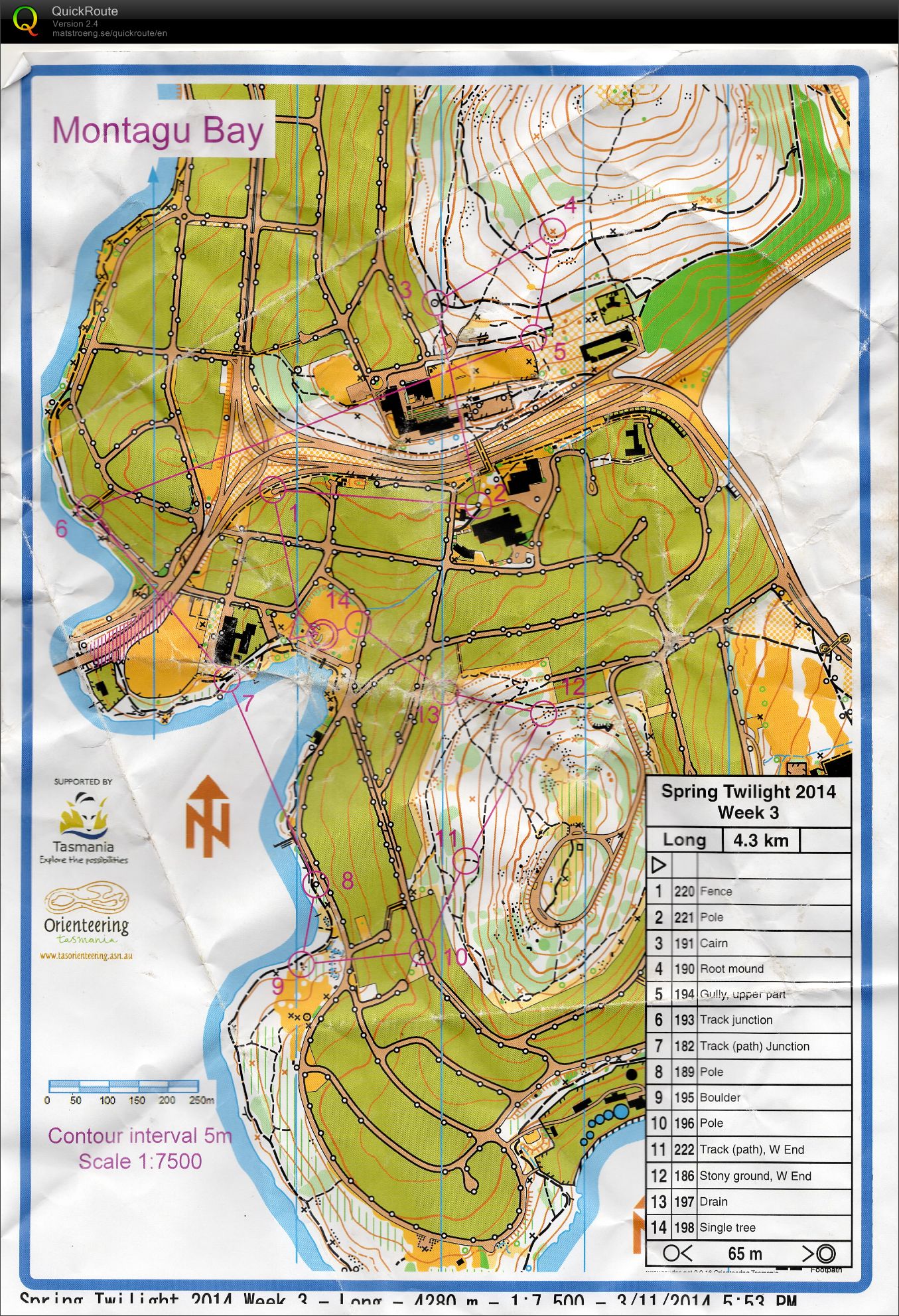 Schools O Series - Wk 3 (05.11.2014)