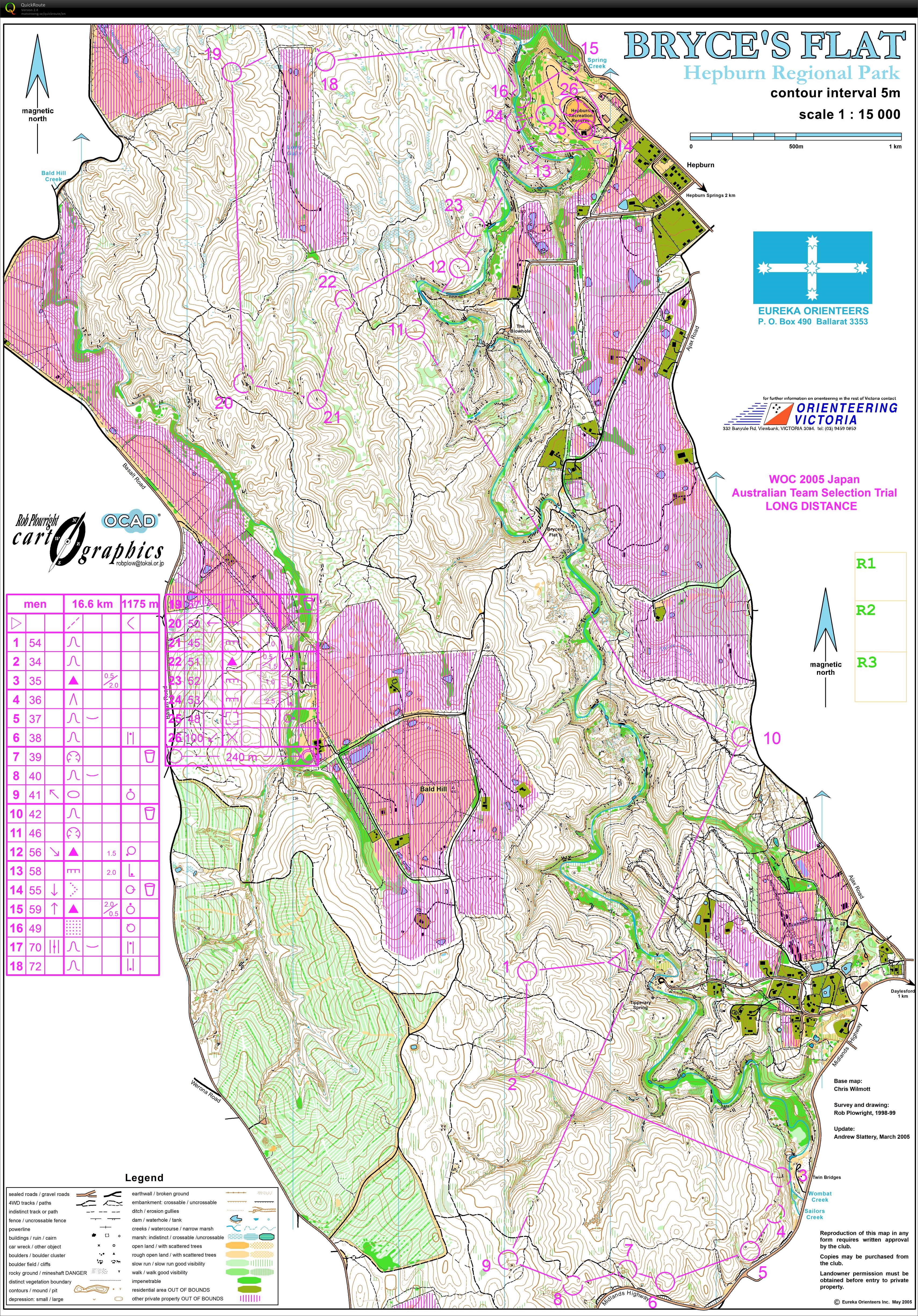 2005 WOC classic selection race  (25/01/2015)