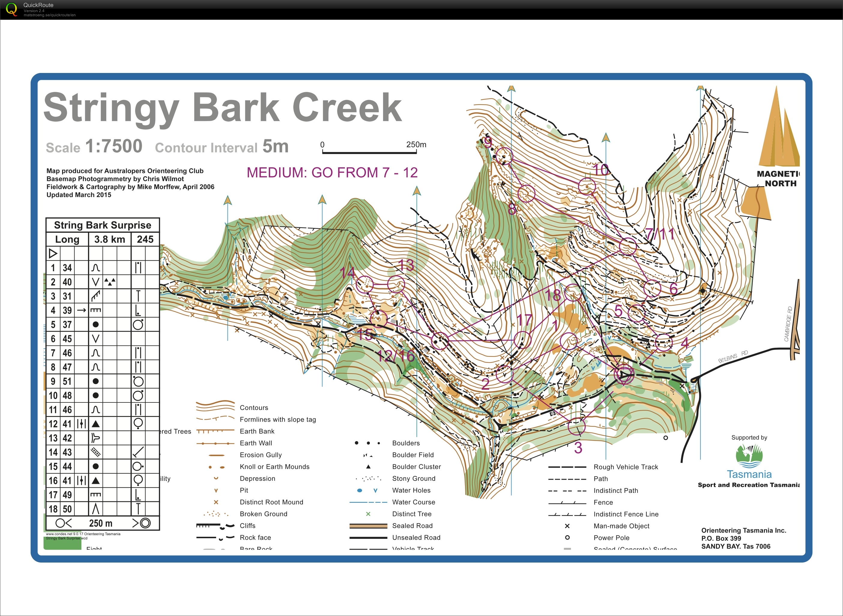 Stringy Bark Surprise (test run) (2015-03-12)