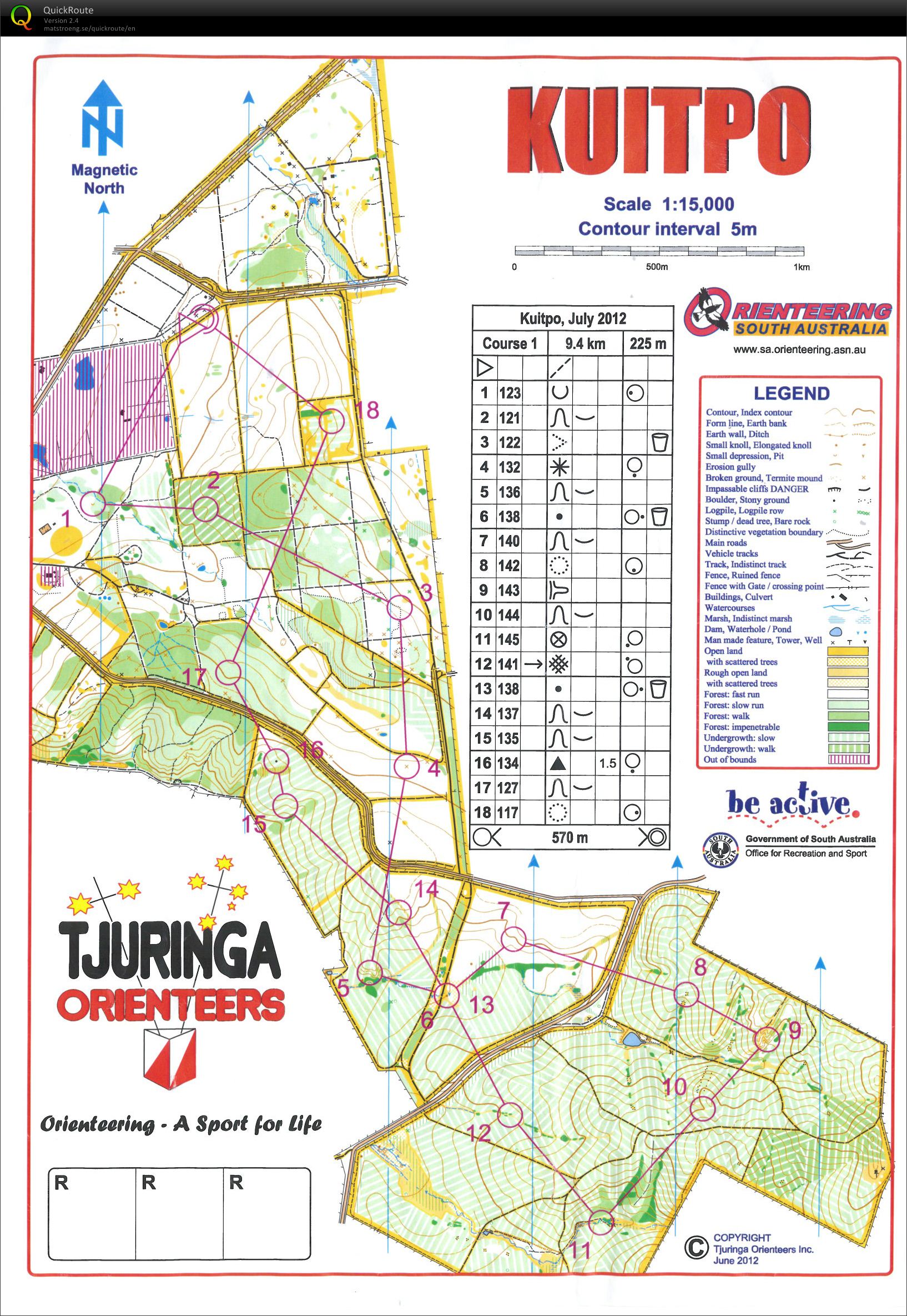 Orienteering SA - Kuitpo (01/07/2012)