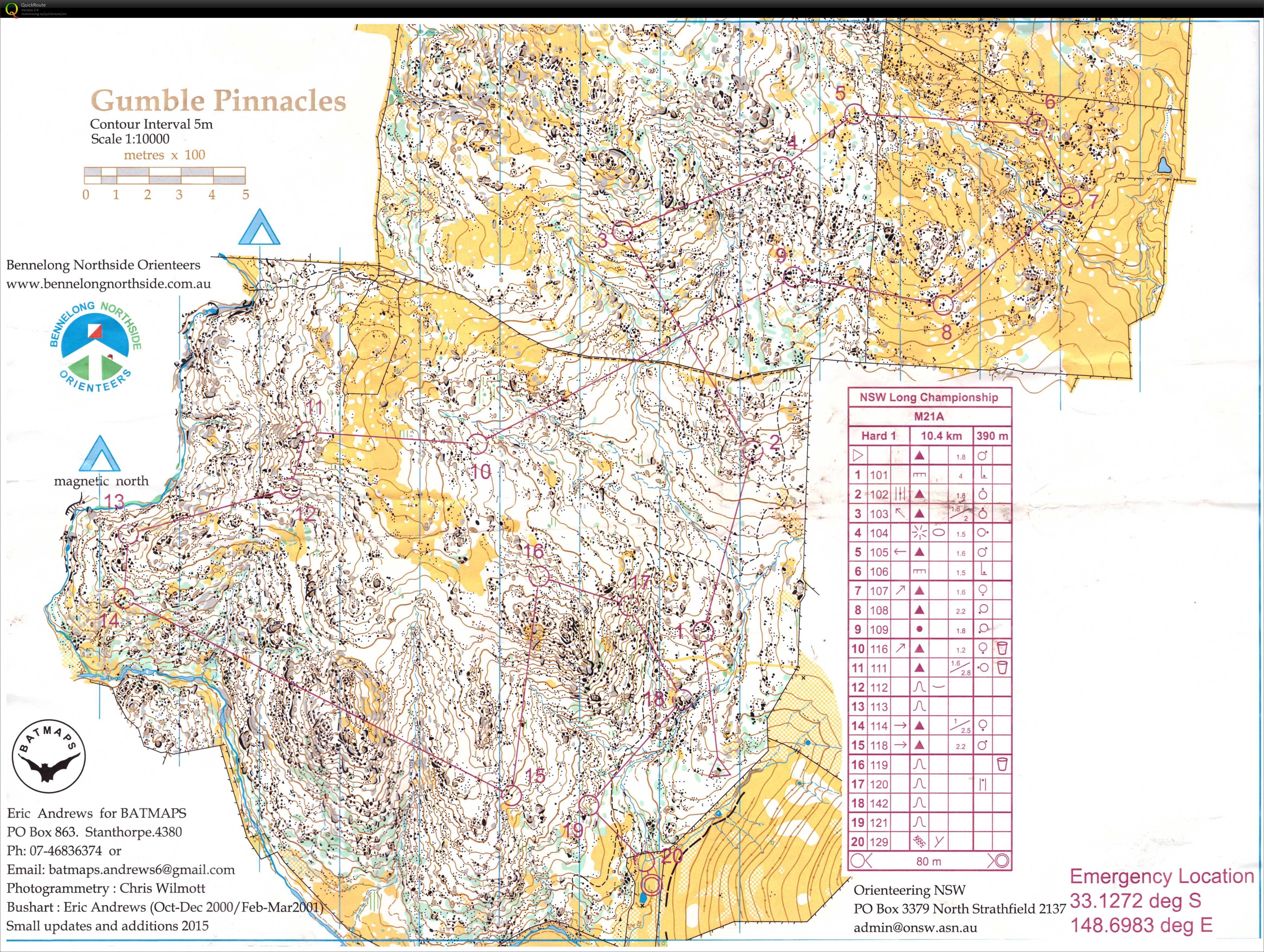 NSW Long Distance Champs (2015-05-17)