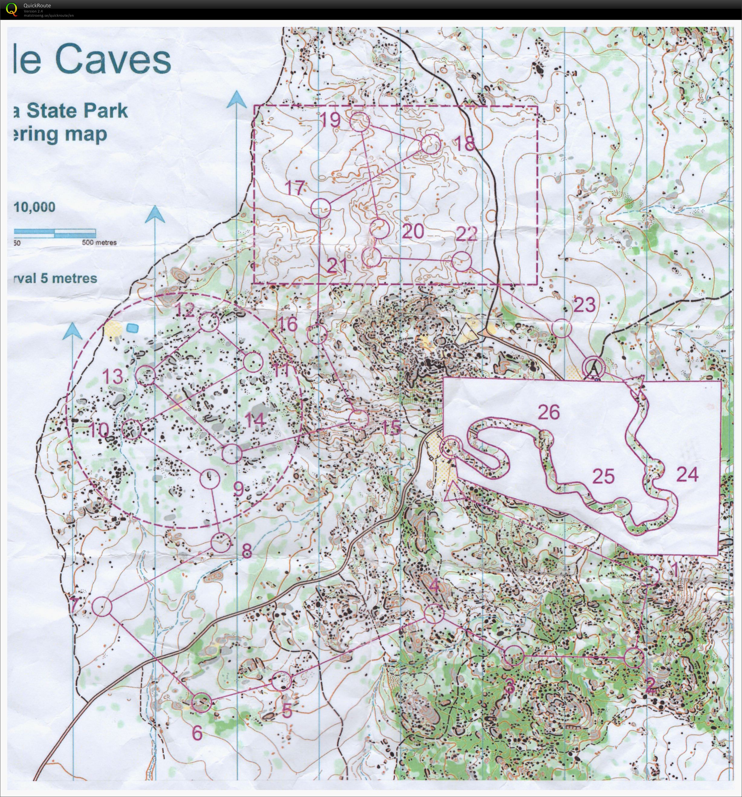 Bryan Keely's training map (2015-06-08)