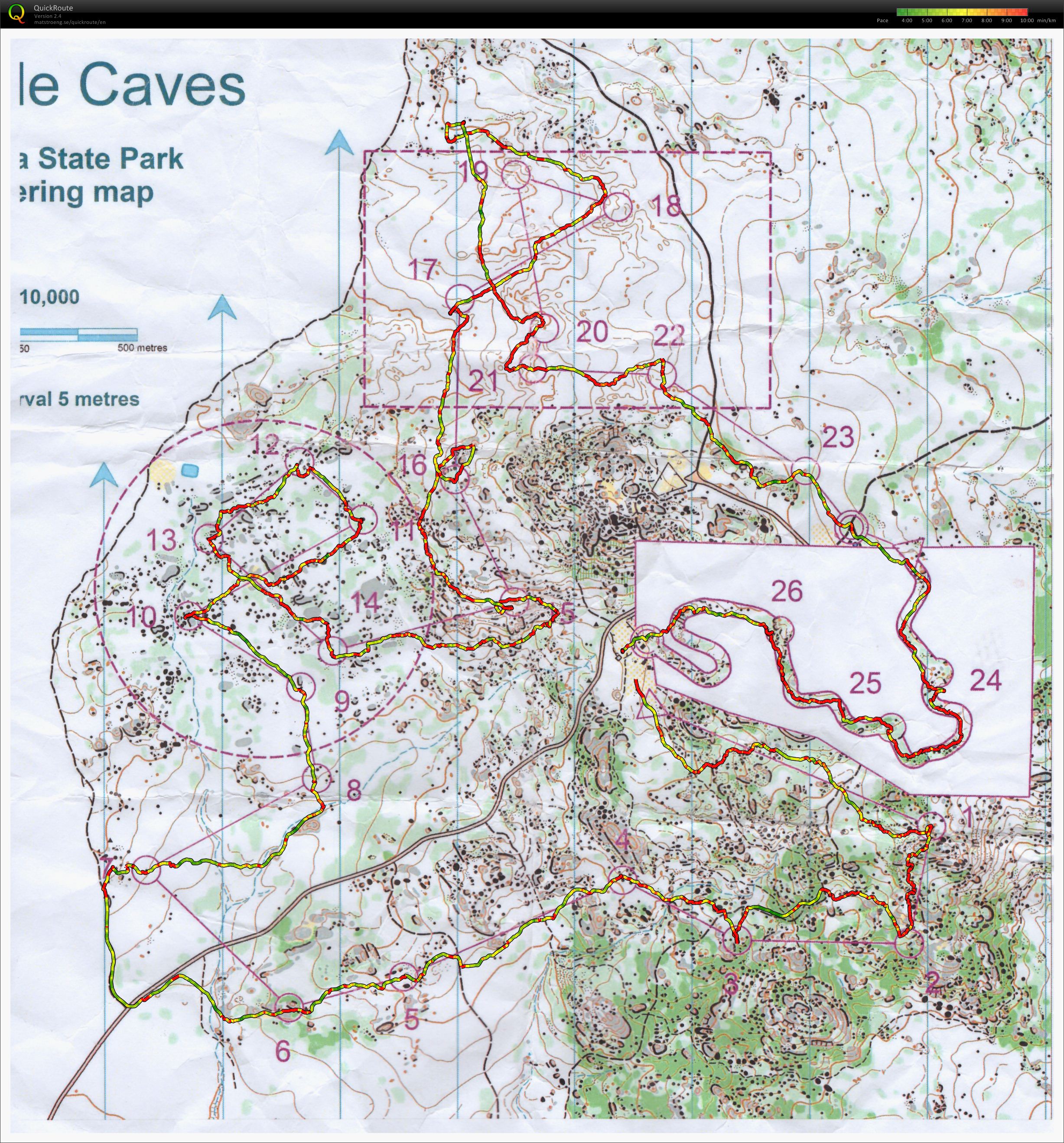 Bryan Keely's training map (2015-06-08)