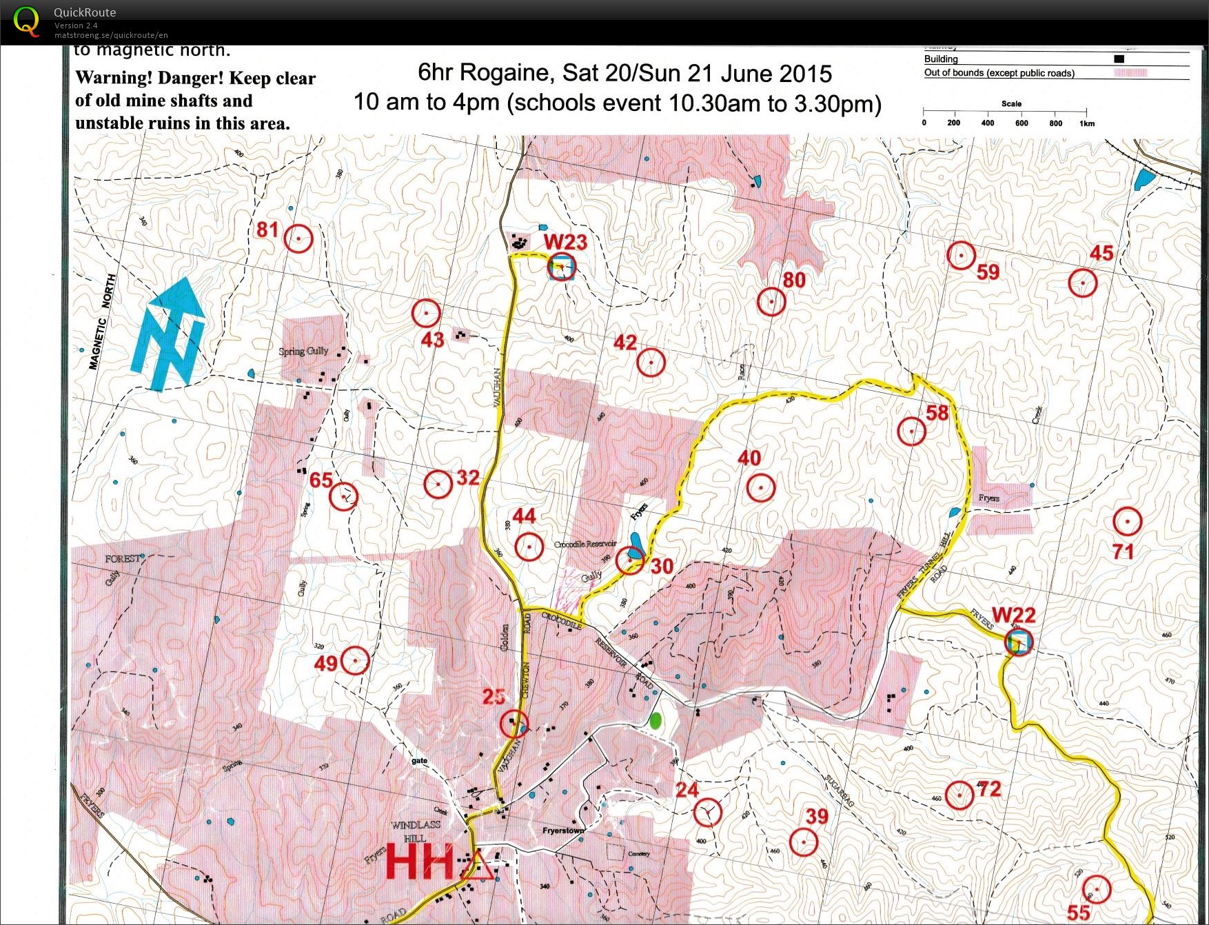 2015 Schools Rogaine (2015-06-21)