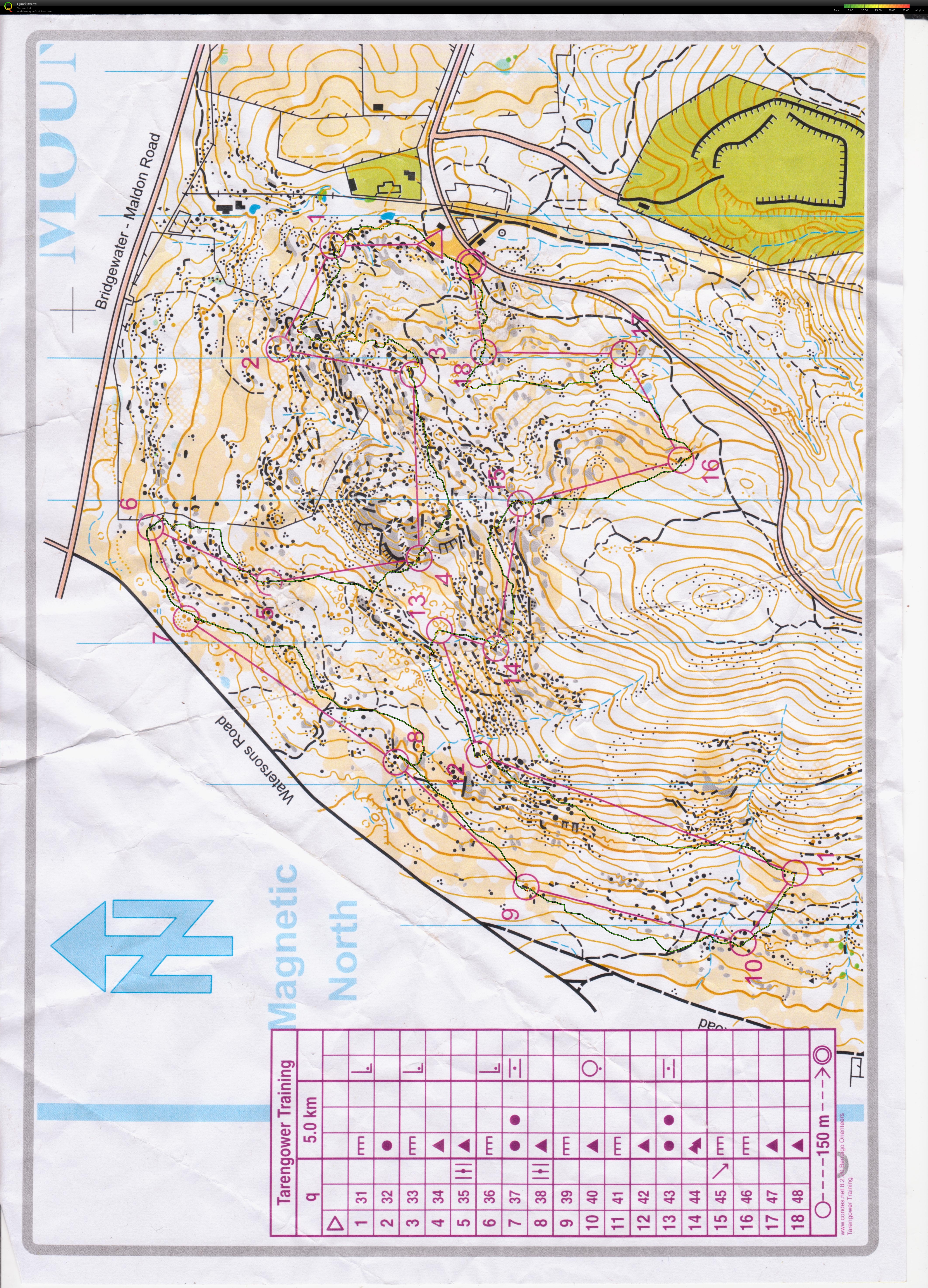 Night-O: Mt Tarrangower (2012-07-30)