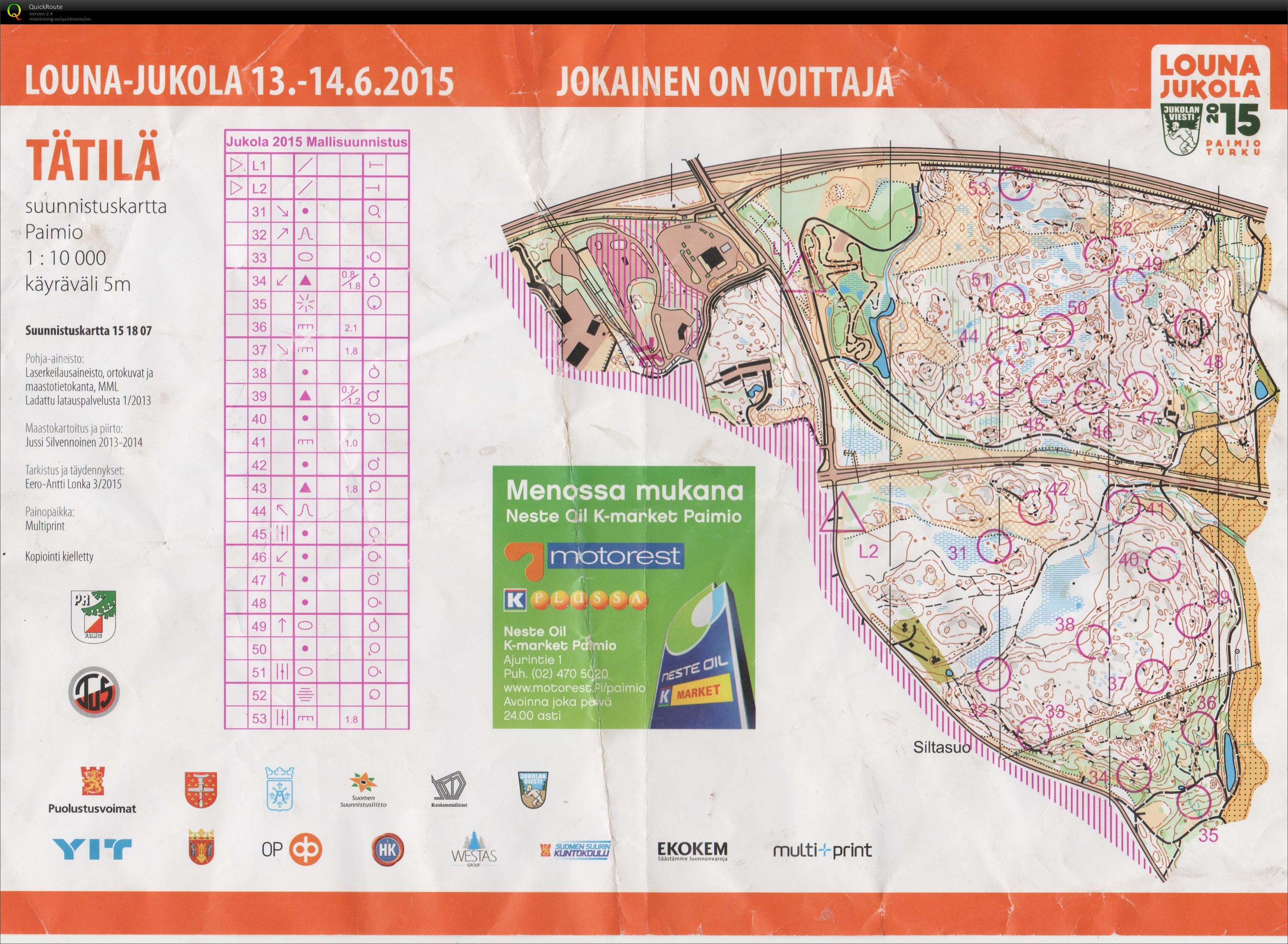 Jukola (13/06/2015)