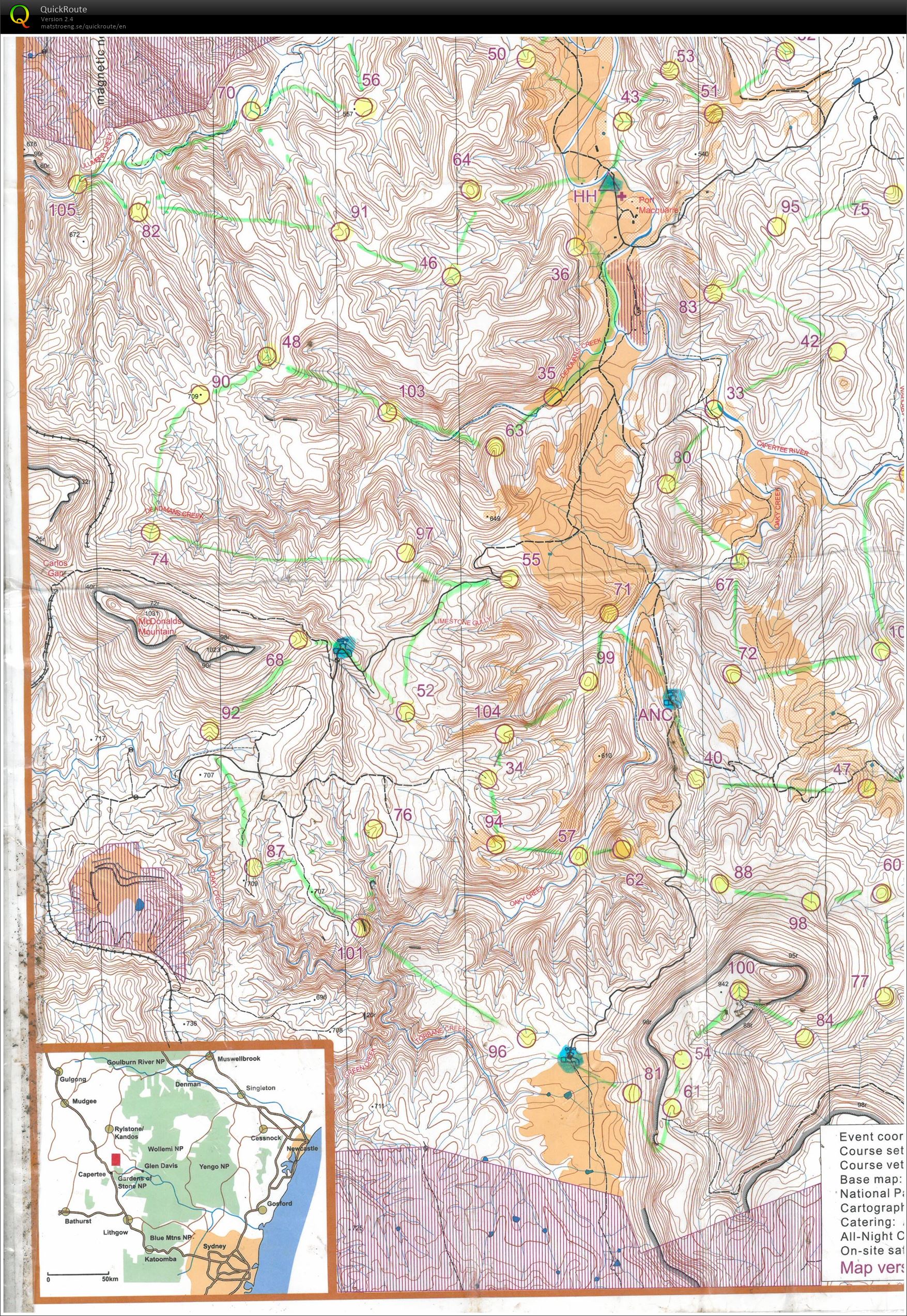 Aust Rogaining Champs (10/10/2015)