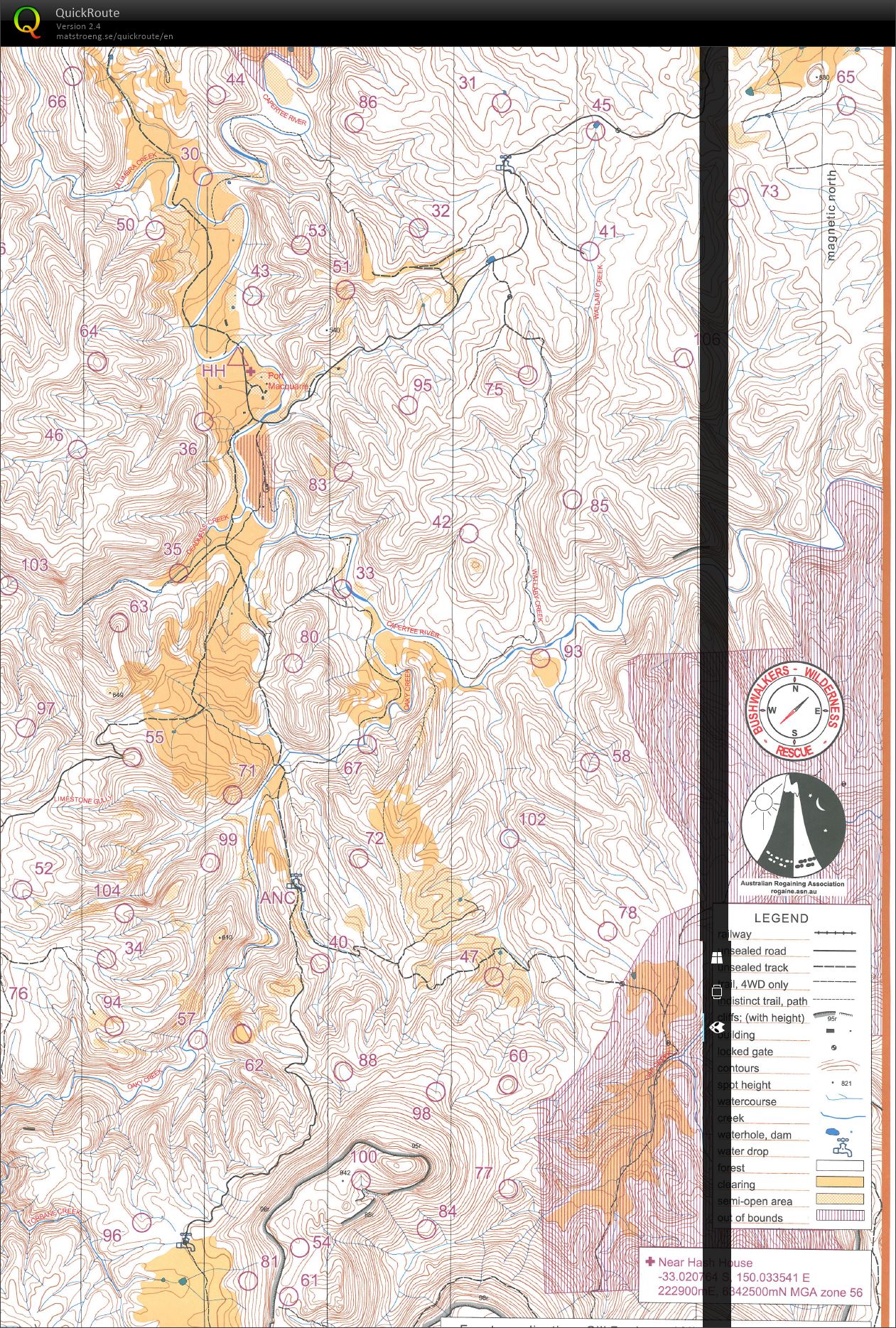 Aus rogaine (10-10-2015)