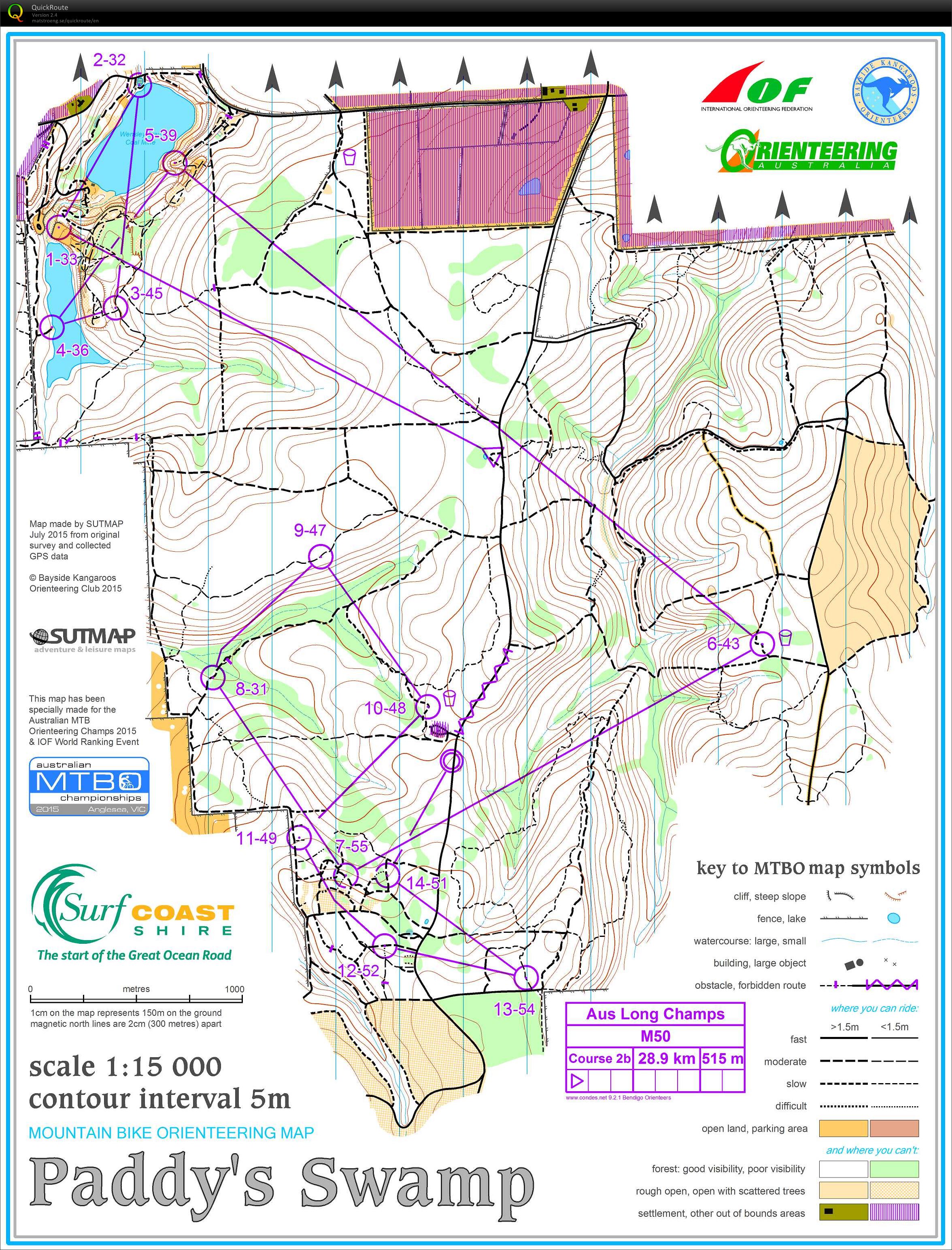 Aus MTBO Long Champs (08-11-2015)