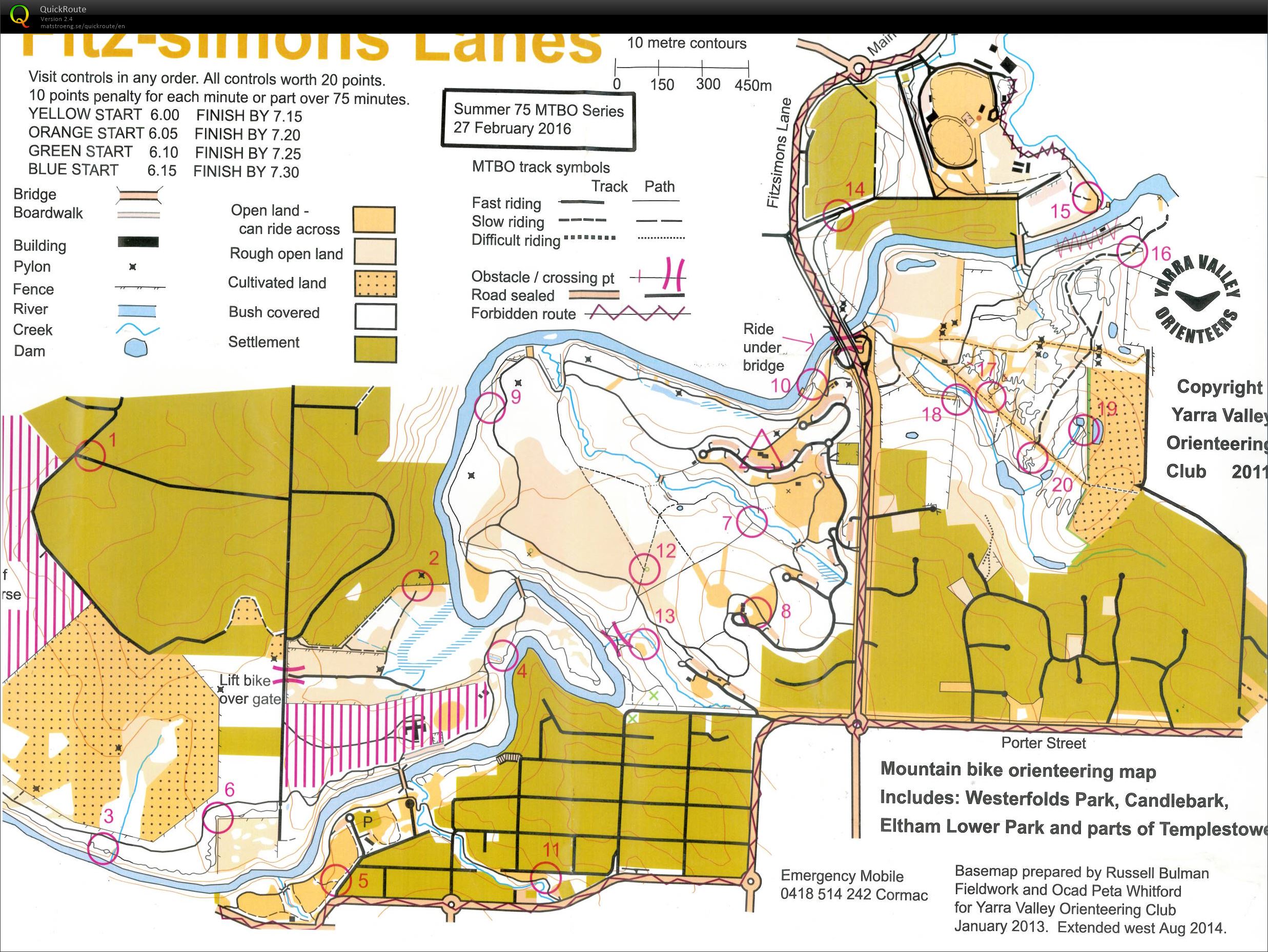 Summer MTBO 75 Series (2016-02-27)