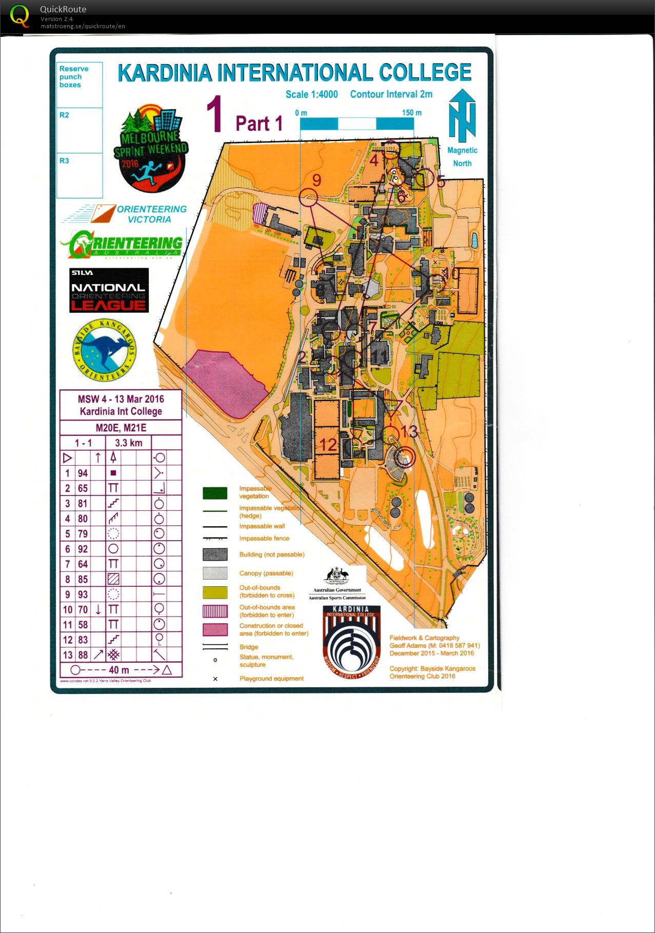 2016 Melbourne Sprint Weekend Race 4 part 1 of 2 (2016-03-13)