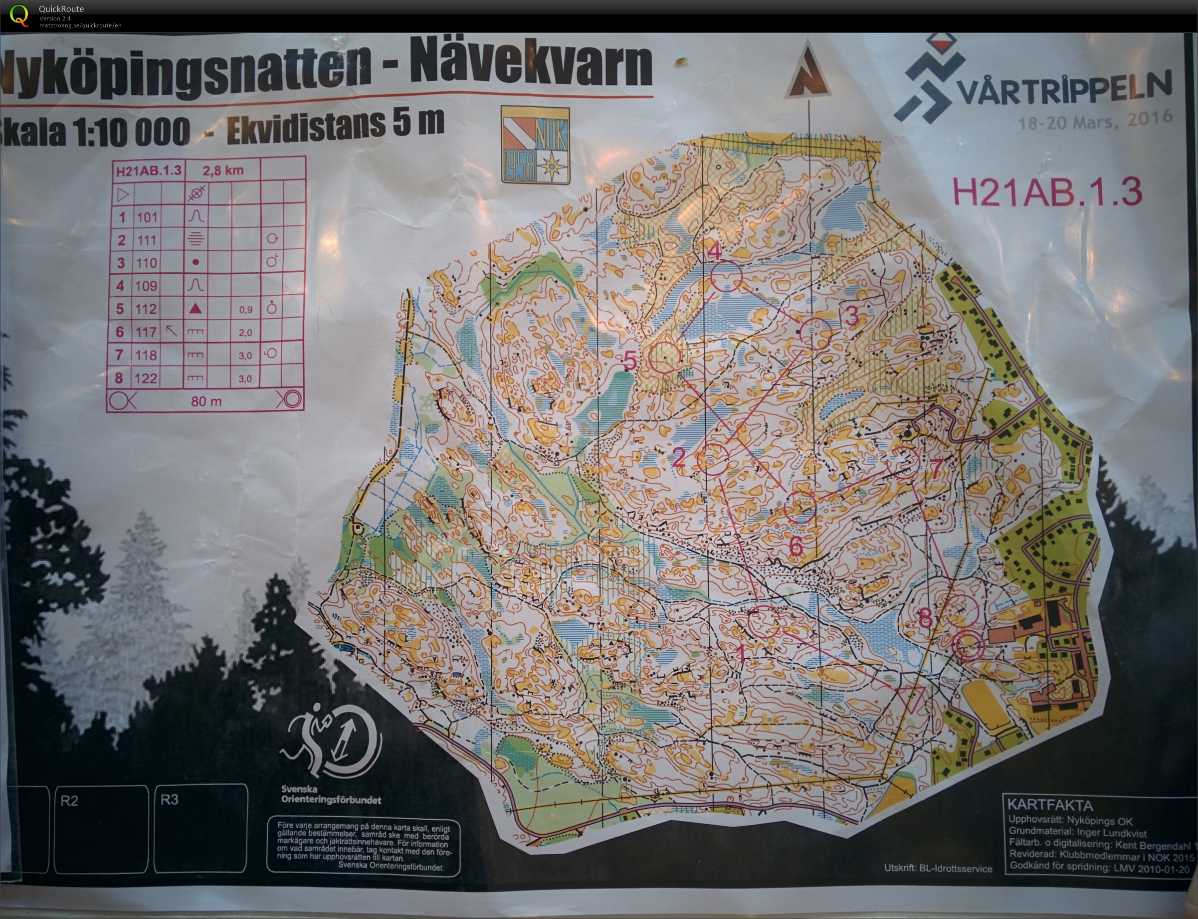 Nyköpingsnatten leg 1 (2016-03-19)