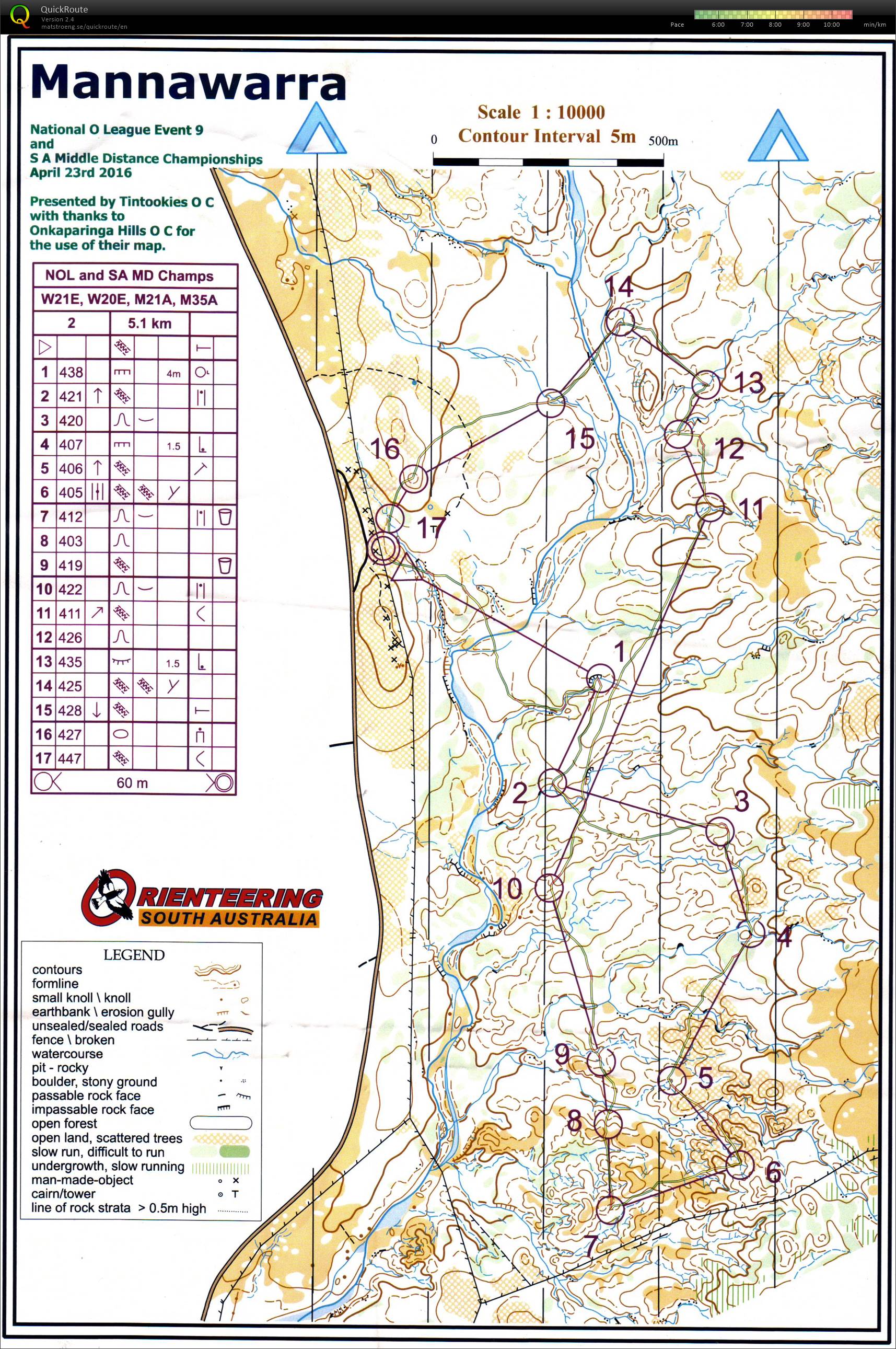 SA Middle Distance Championships (2016-04-23)