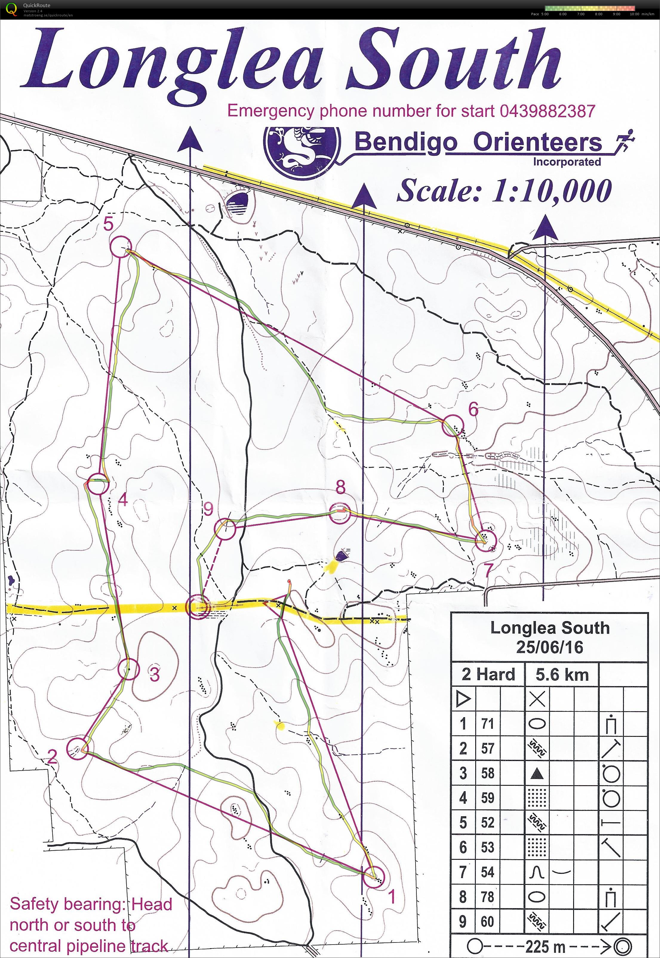 Bendigo Bush 12 Course 2 (25.06.2016)