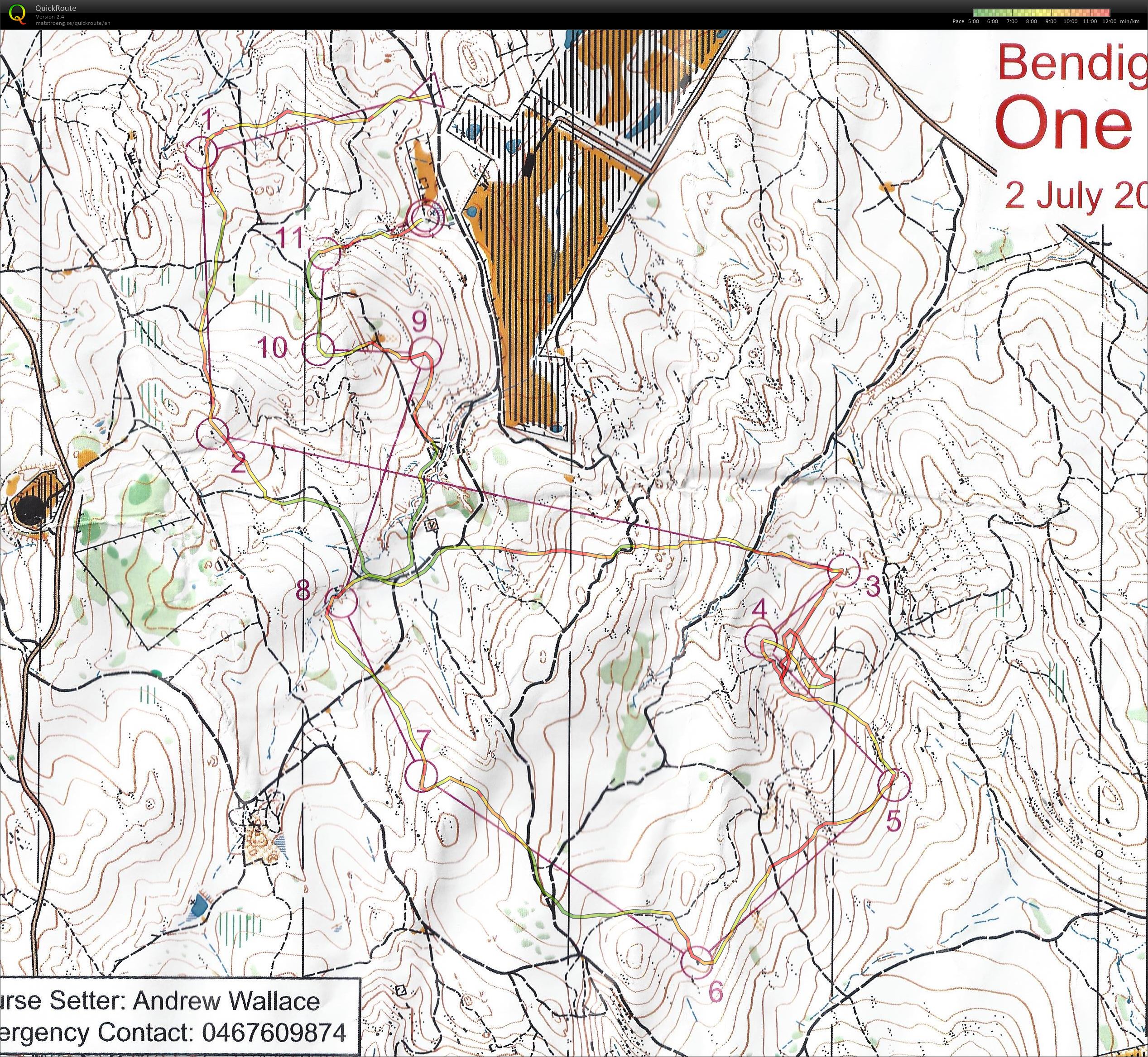 Bendigo Bush 13 Course 2 2016 (05/07/2016)