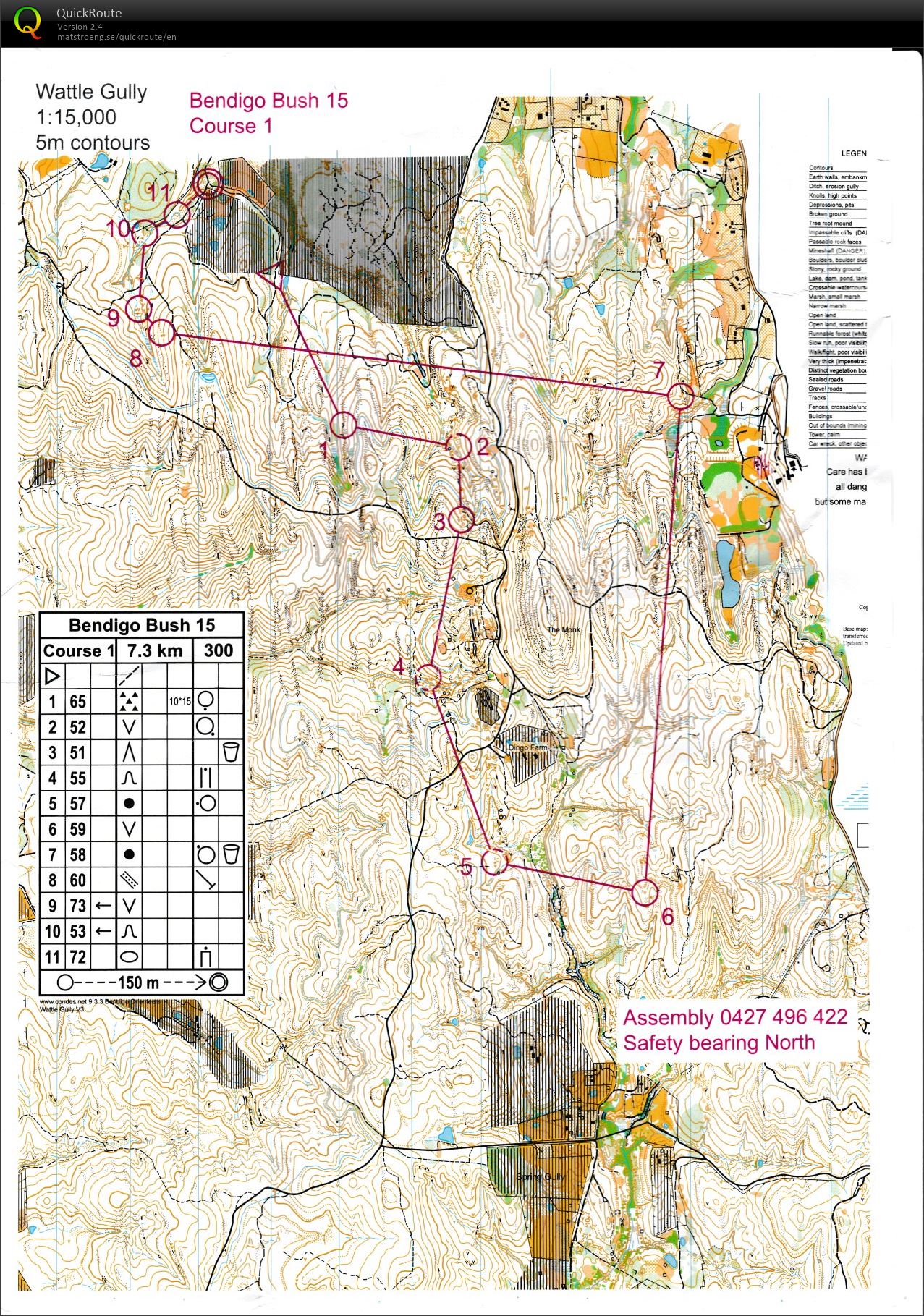 2016 Bendigo Bush 15 (16/07/2016)