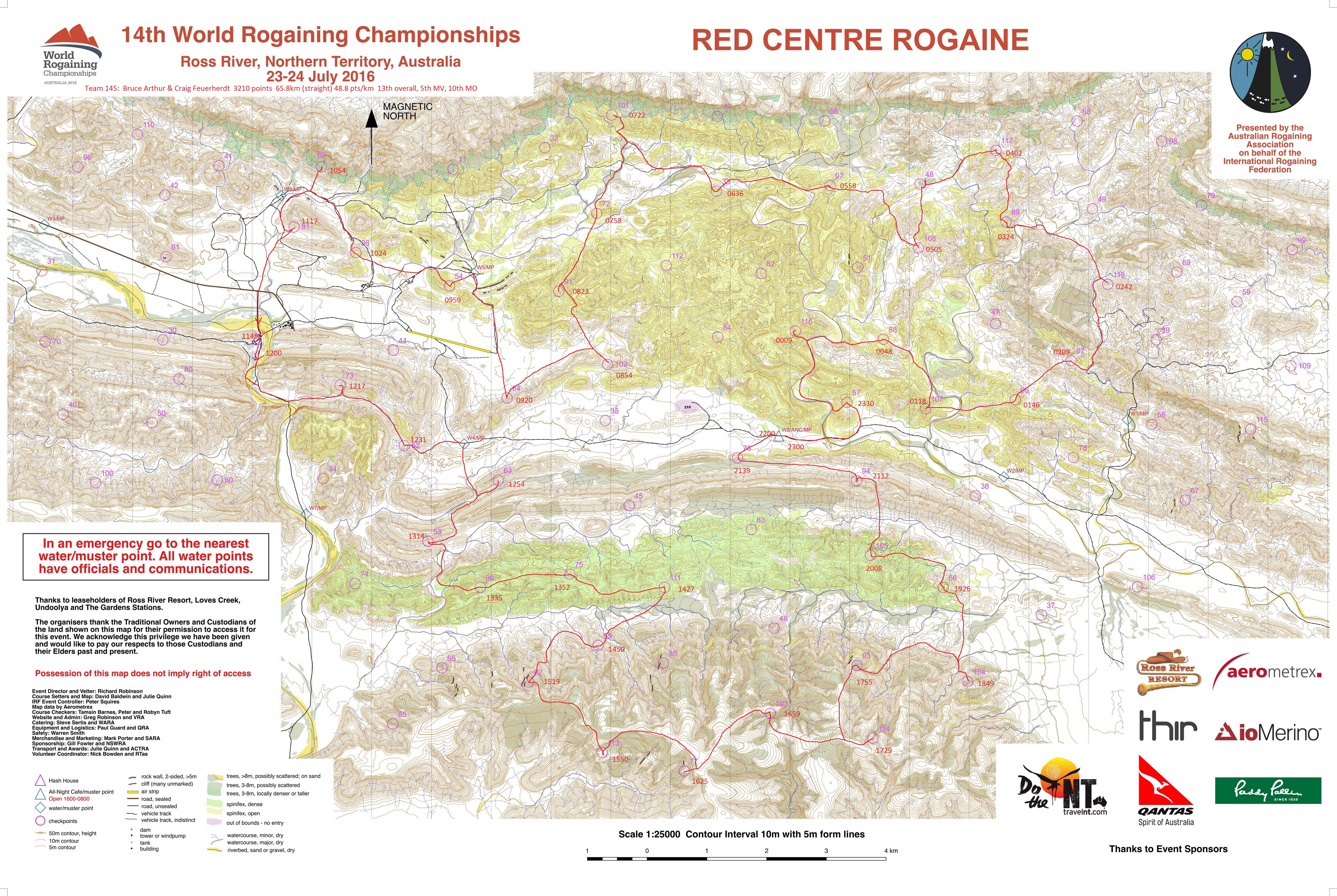 14th World Rogaining Championships (23-07-2016)
