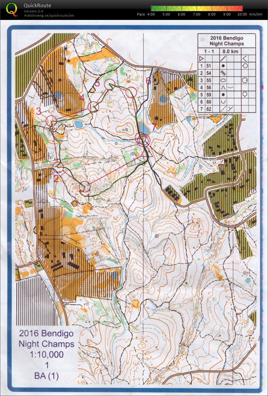 Bendigo Night Champs - Map 1 (30/07/2016)