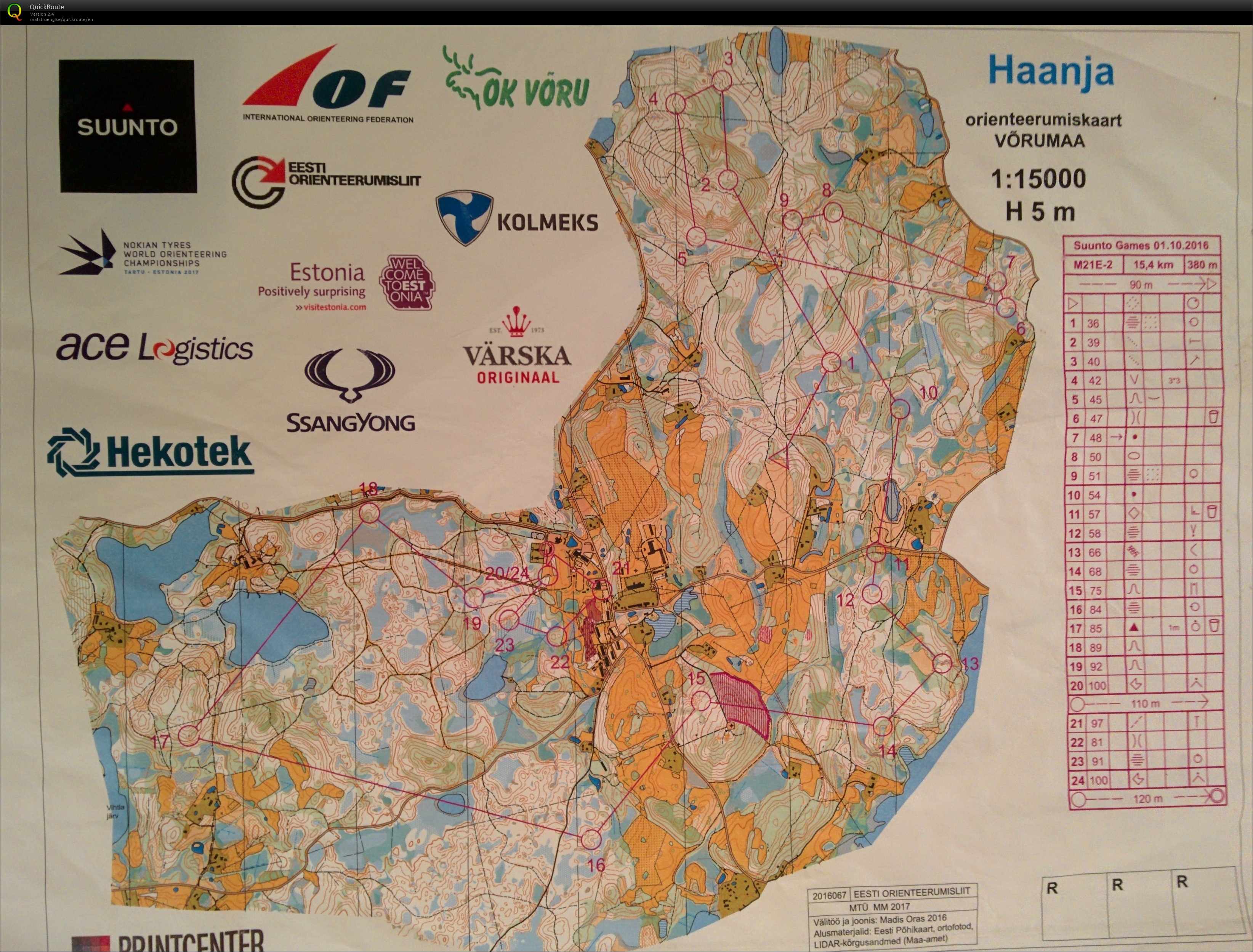 Suunto Games 2016 Long (01/10/2016)