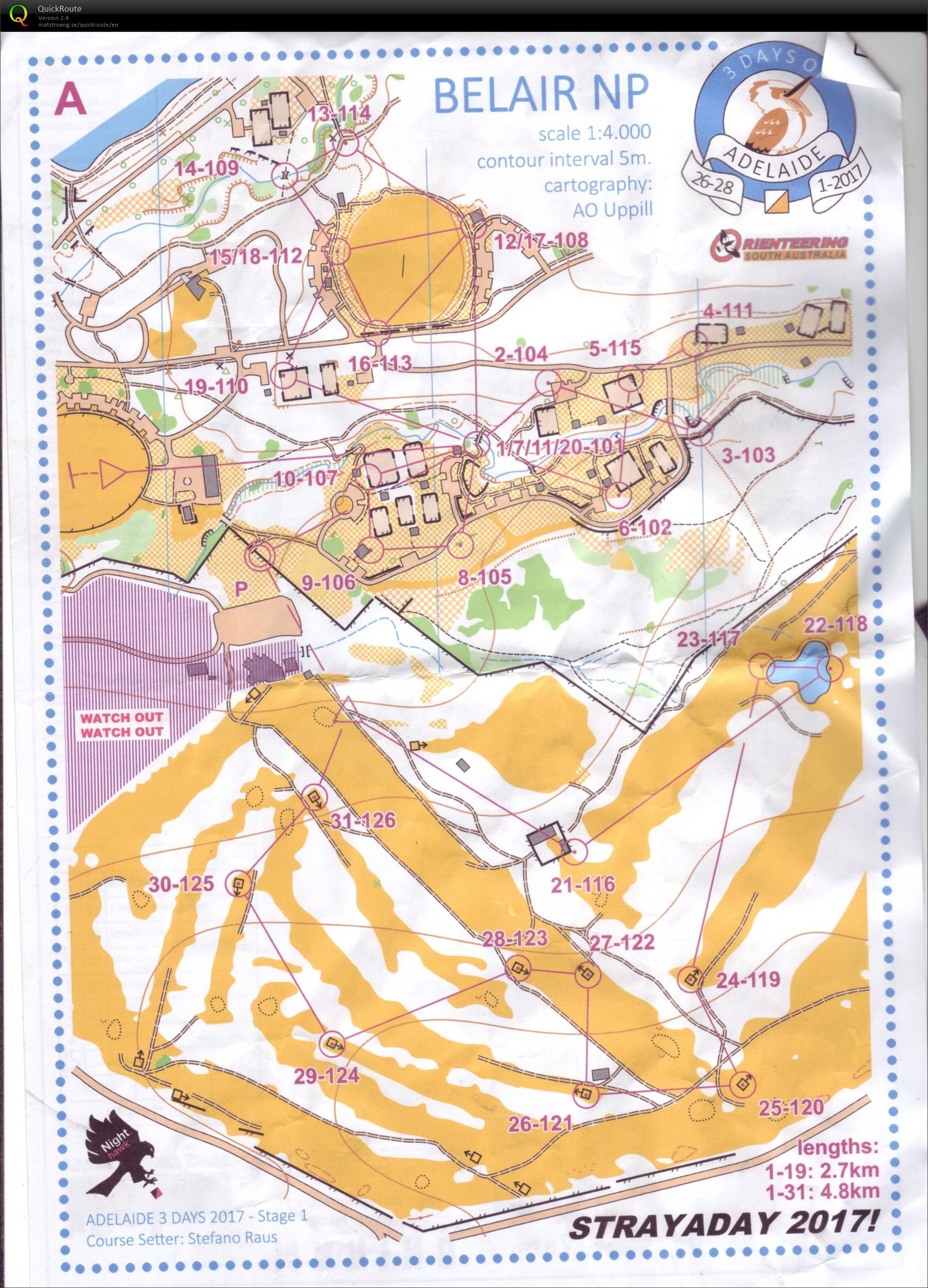 Belair NP Night Training (2017-01-26)