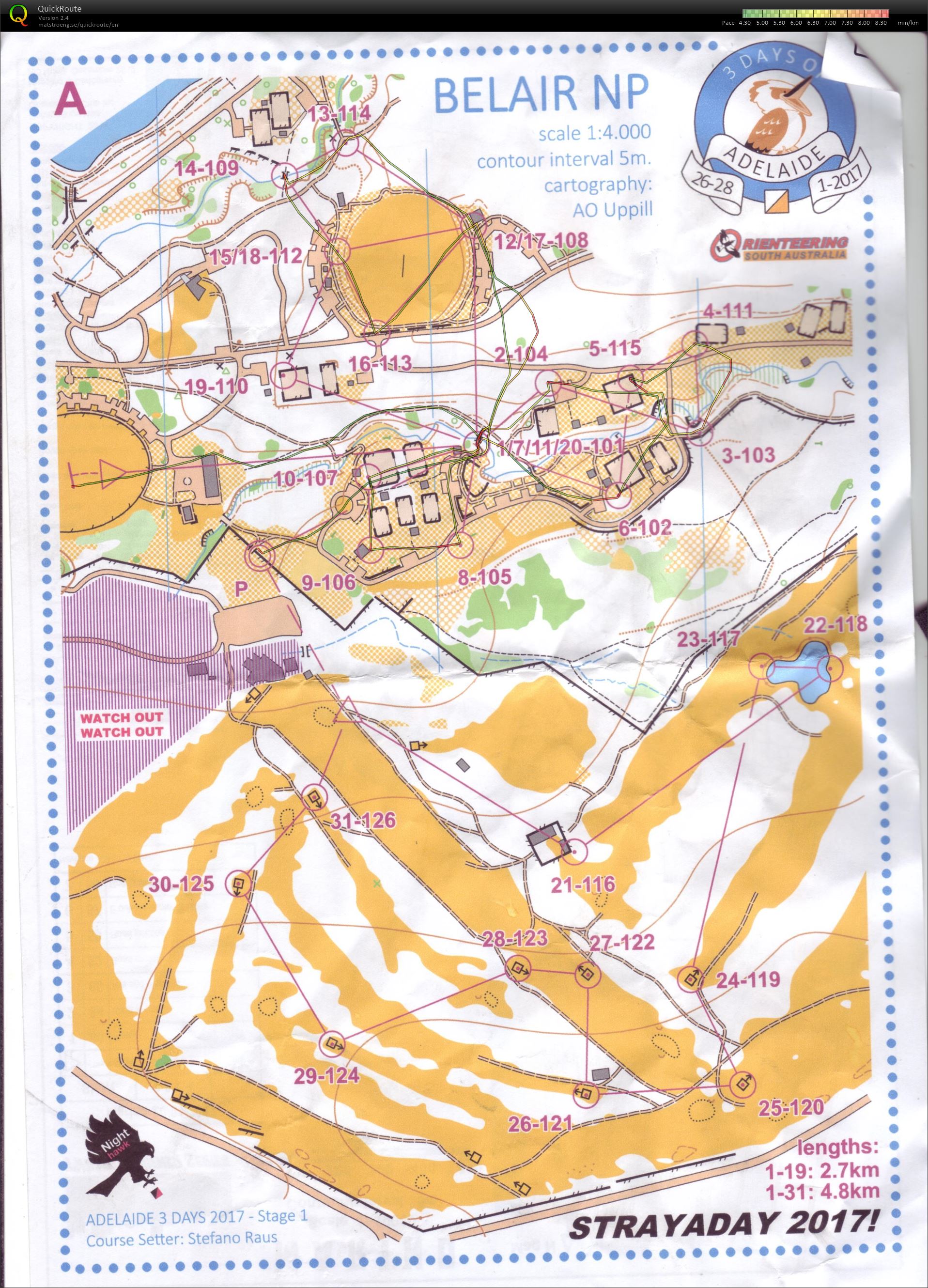 Belair NP Night Training (2017-01-26)