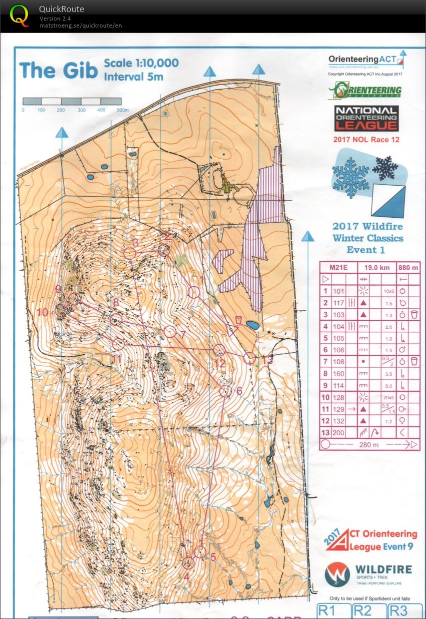 2017 Australian Ultra Long Championships Map 2 (26/08/2017)