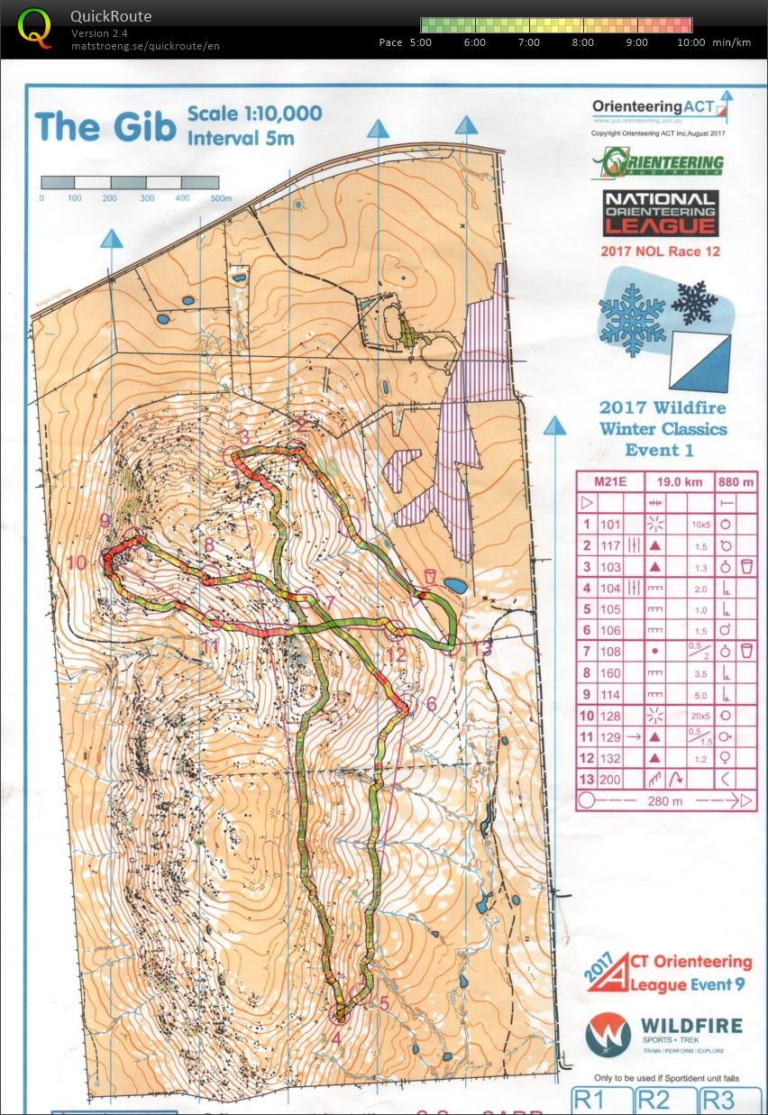 2017 Australian Ultra Long Championships Map 2 (26/08/2017)