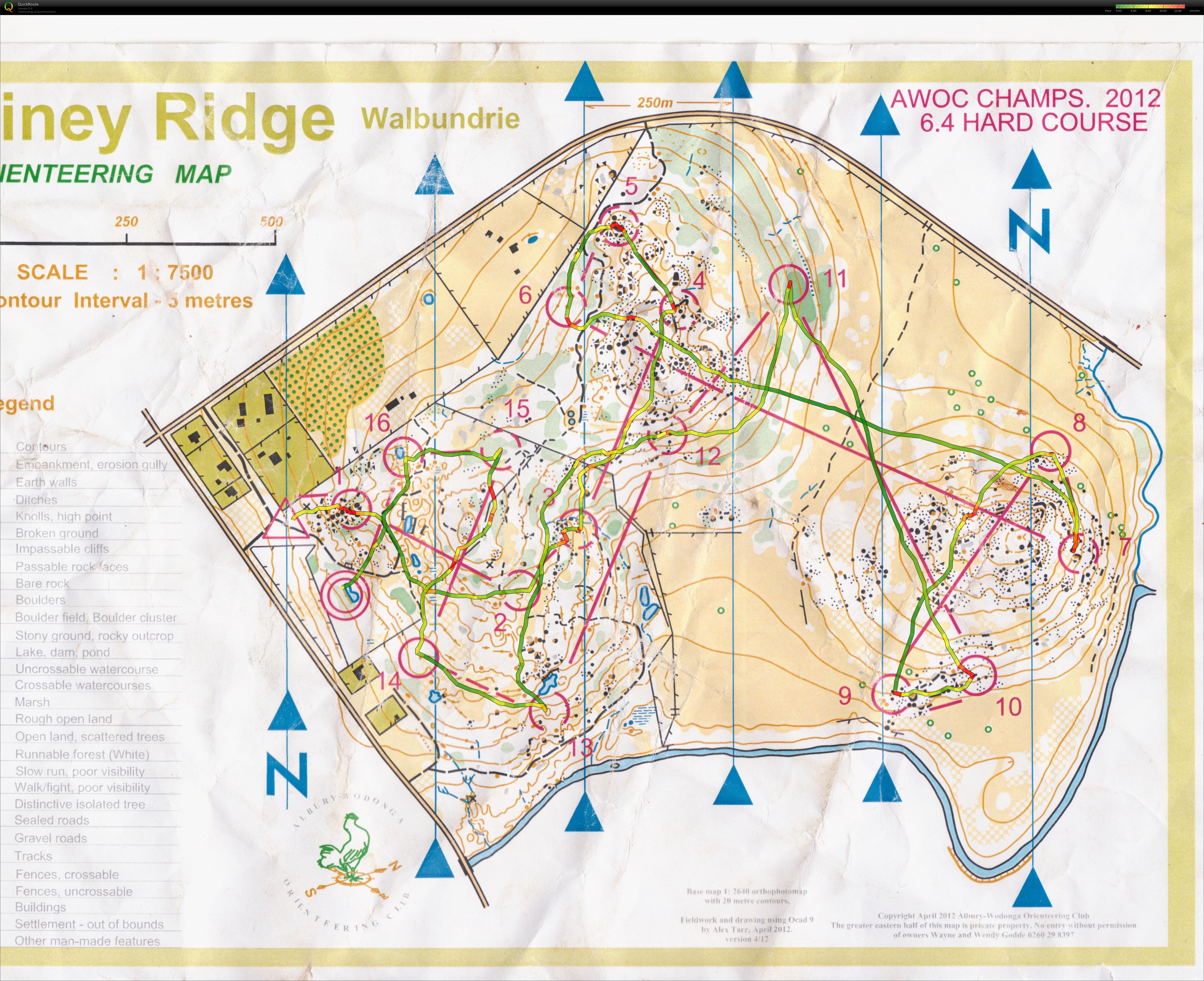 2012 Albury Wodonga Champs - Map 2 of 2 (2012-11-04)
