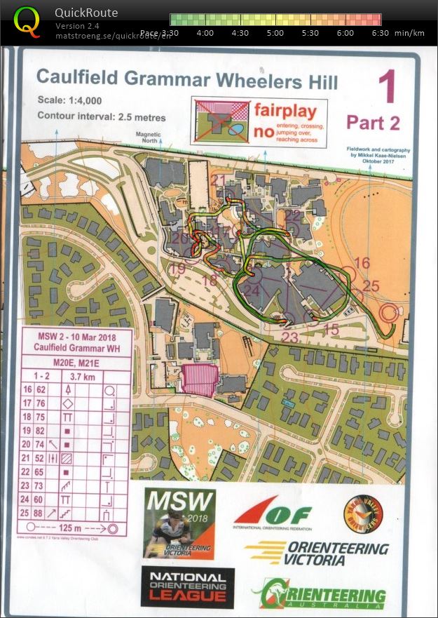 2018 Melbourne Sprint Weekend Race 2 WRE & NOL Map 2 (10/03/2018)