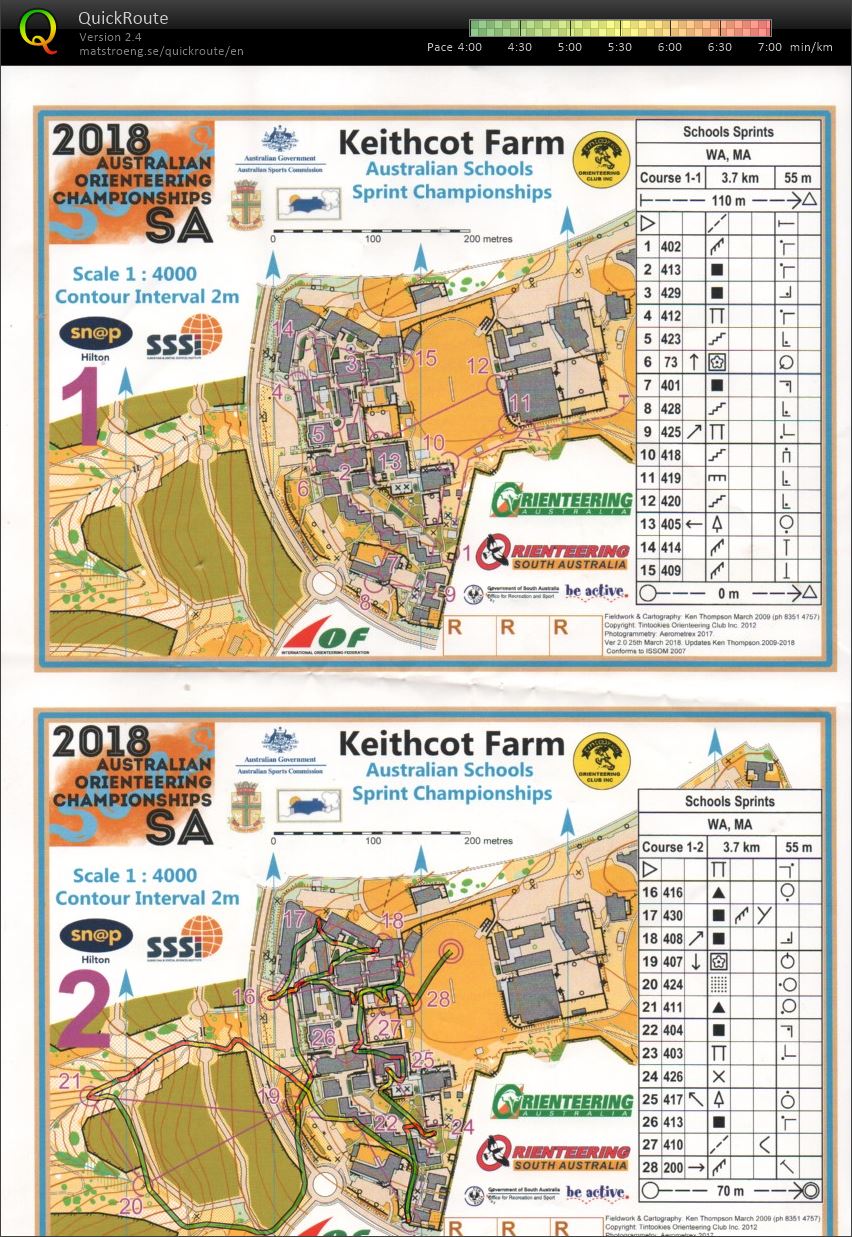 2018 Schools Sprint public race map 2 (02/10/2018)