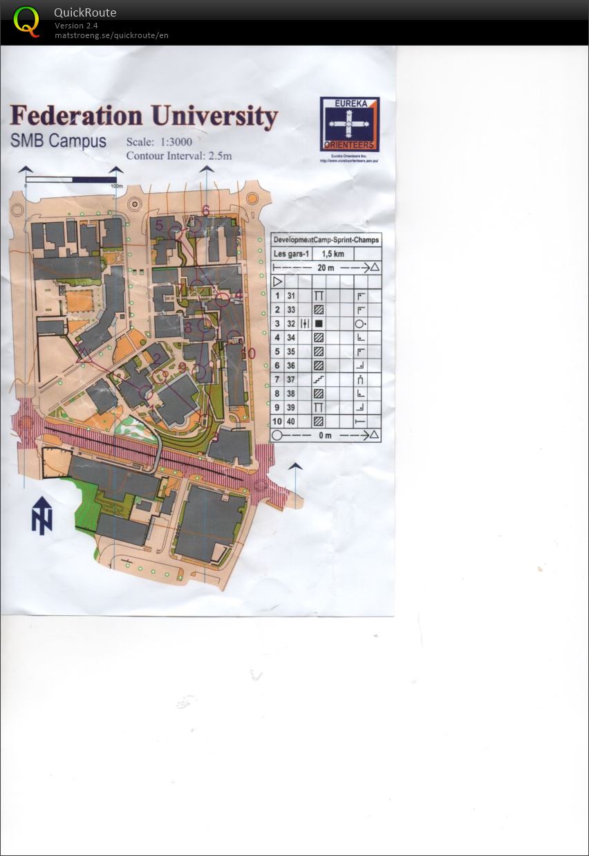 National Junior Camp Sprint Champs Map 1 (16/12/2018)