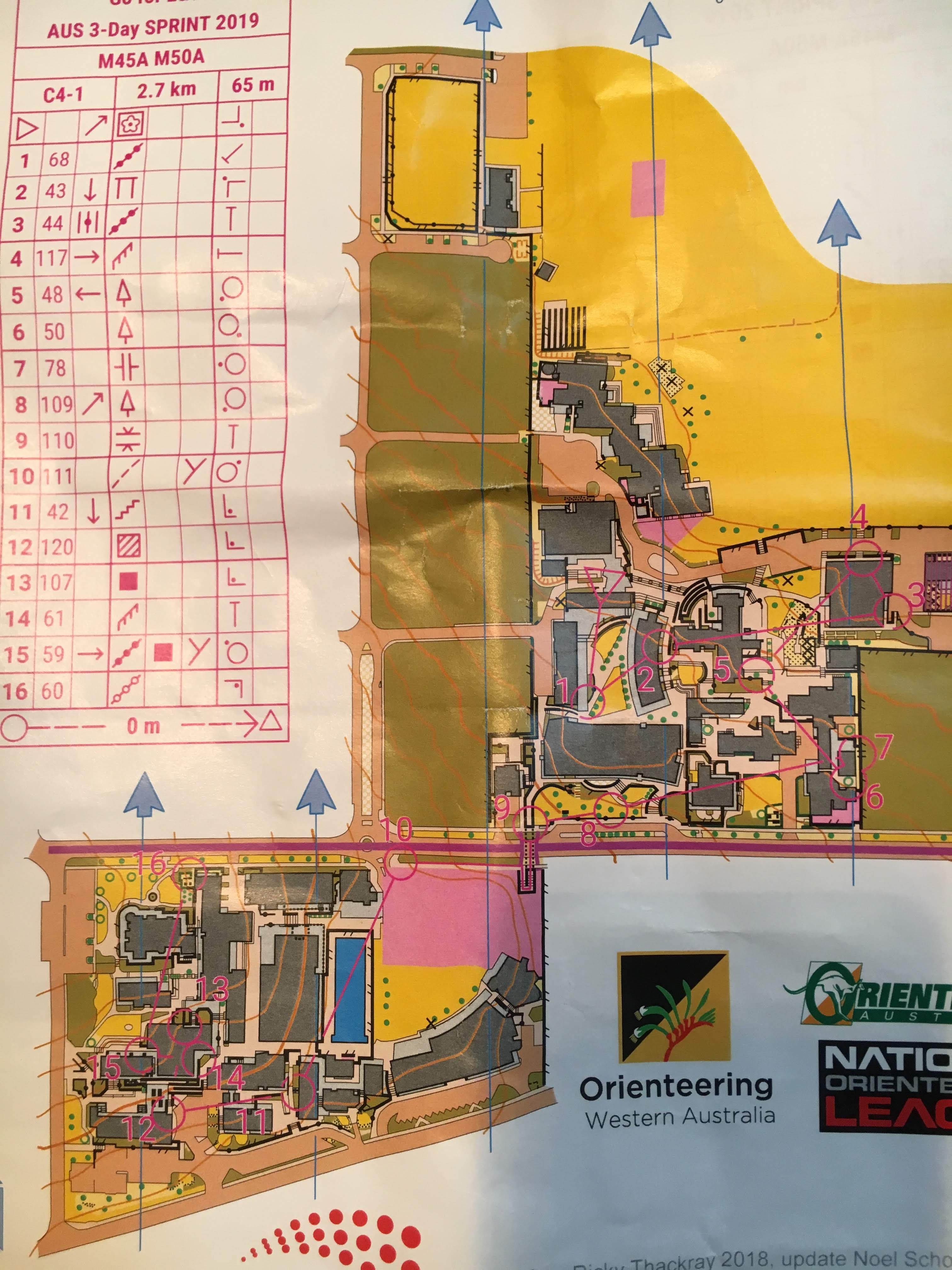 2019 Easter Day 1 Sprint map 1 (20.04.2019)