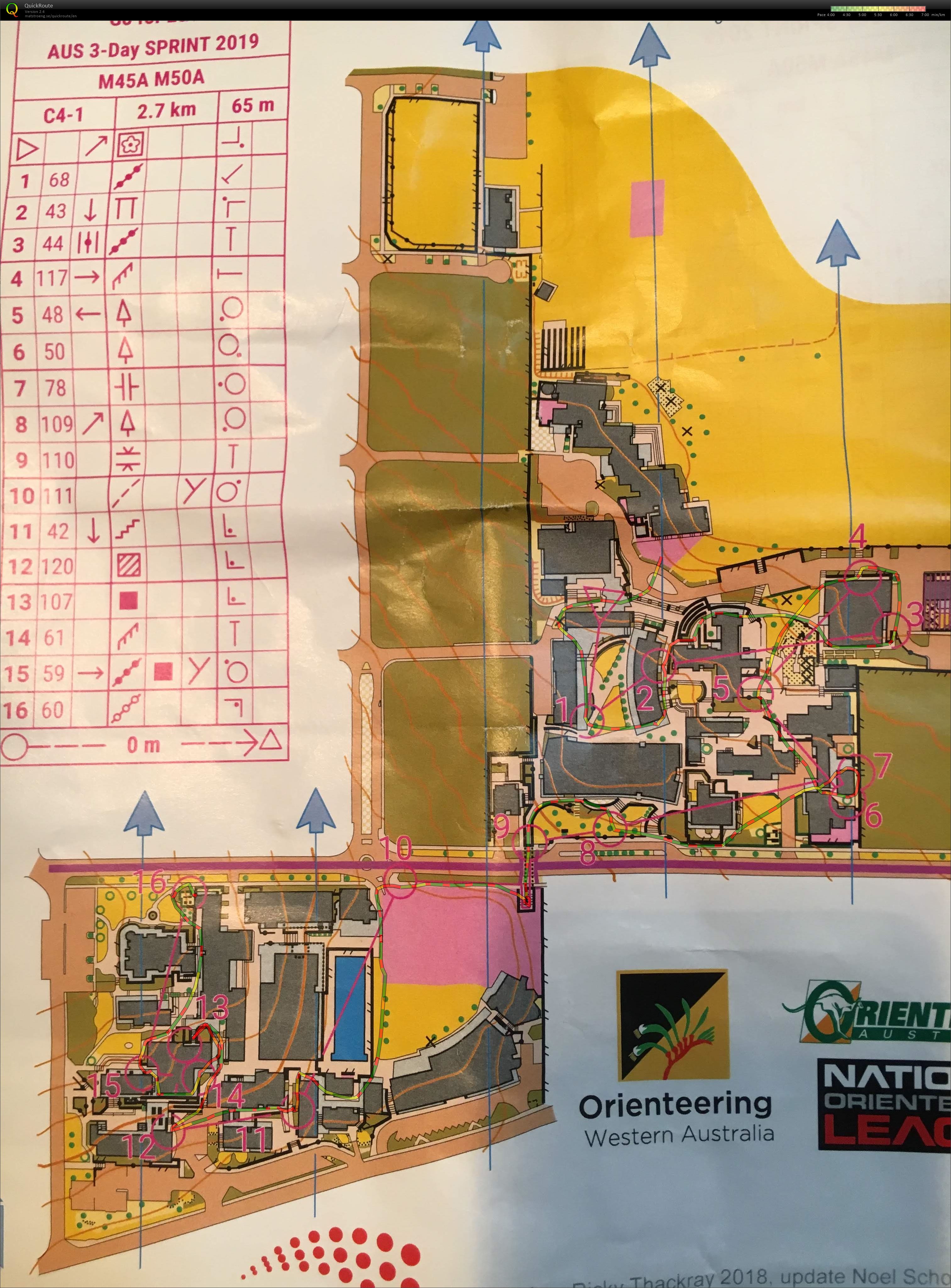 2019 Easter Day 1 Sprint map 1 (20.04.2019)