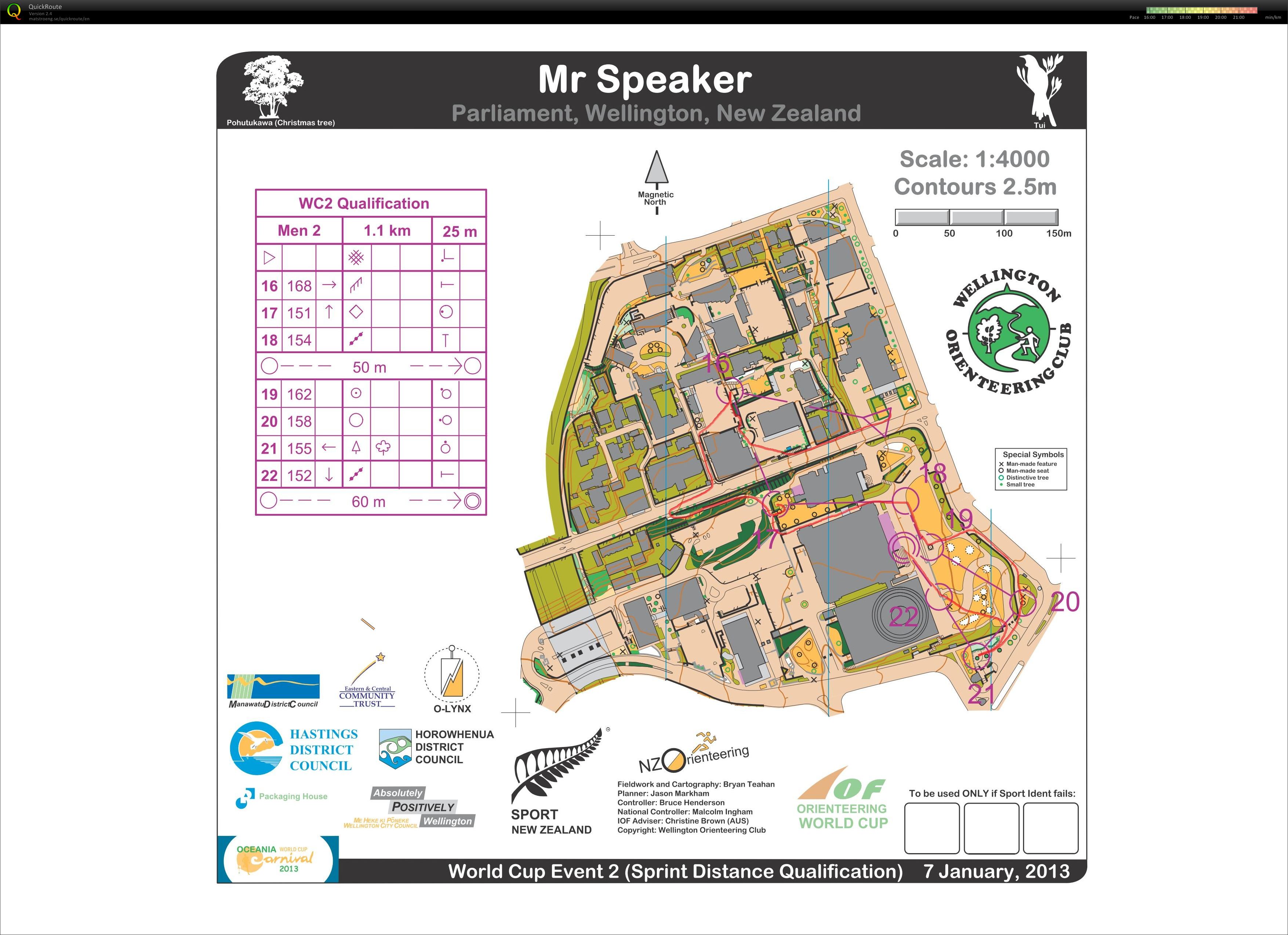 2013 World Cup #2 Sprint Distance Qualification Map 2 (2013-01-07)