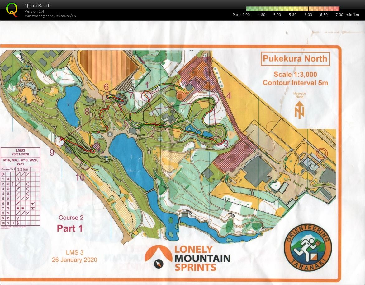 2020 Lonely Mountain Sprint 3 map 1 of 2 (2020-01-26)