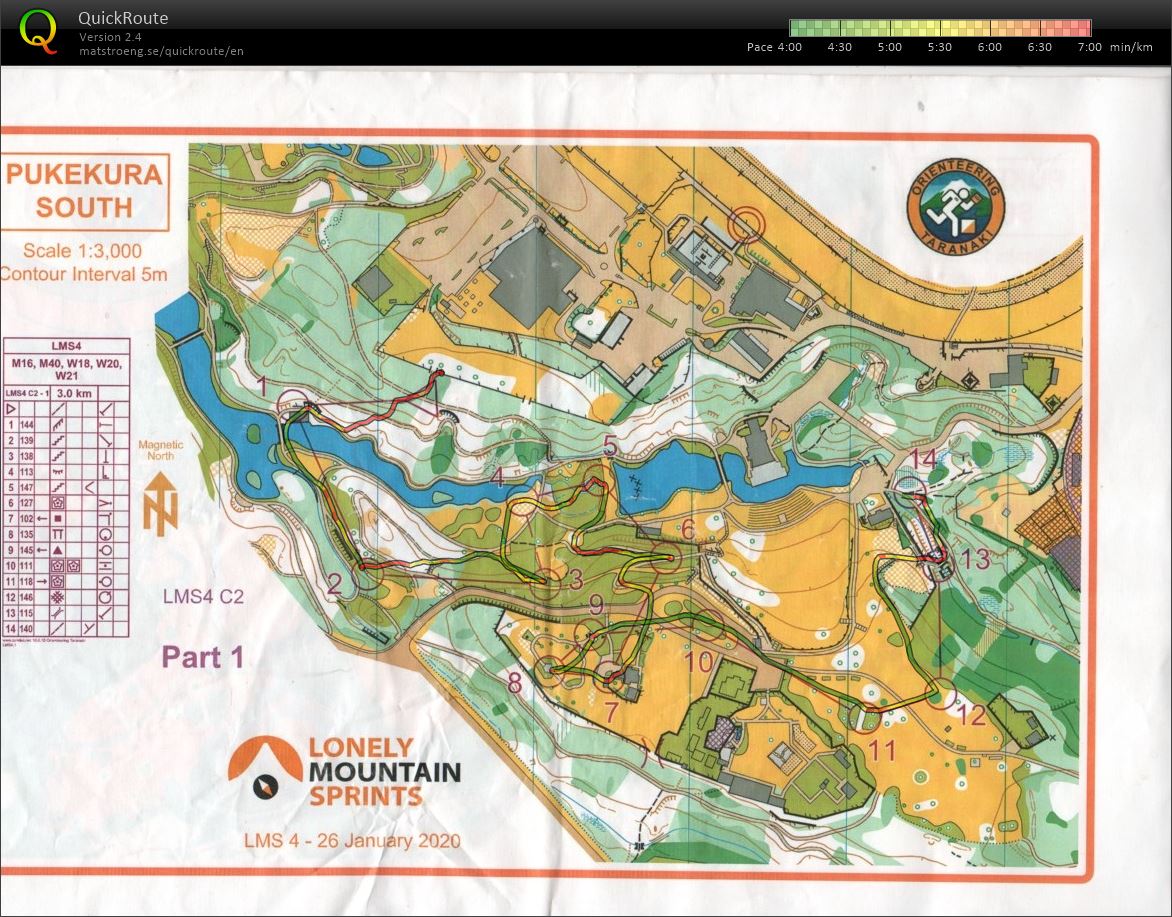 2020 Lonely Mountain Sprint 4 map 1 of 2 (26/01/2020)