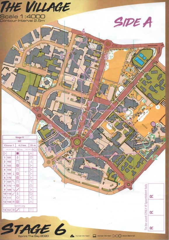 2020 Sprint the Bay Stage 6 map 1 (02/02/2020)