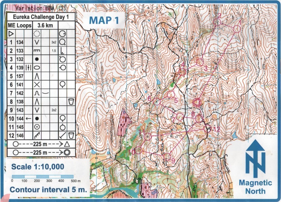 2010 Eureka Challenge re-run map 1 (16/05/2020)