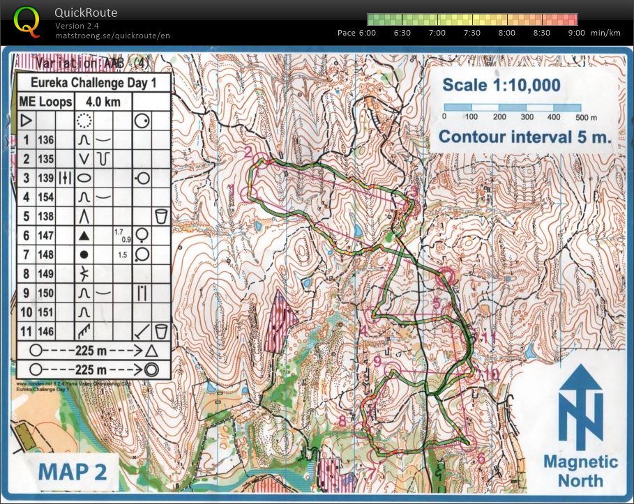 2010 Eureka Challenge re-run map 2 (16-05-2020)