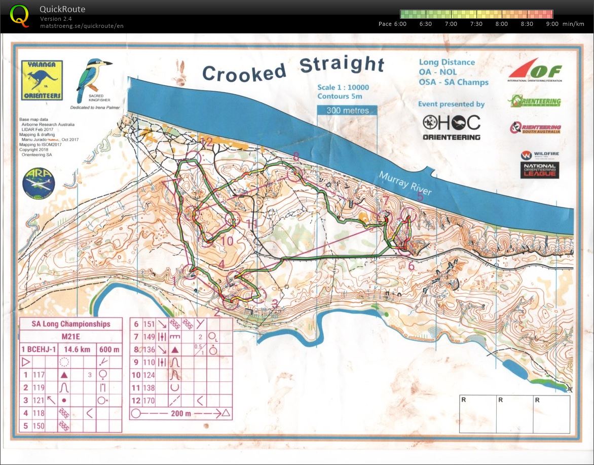 2021 South Australian Long Distance Championships Map 1 of 2 (25-04-2021)