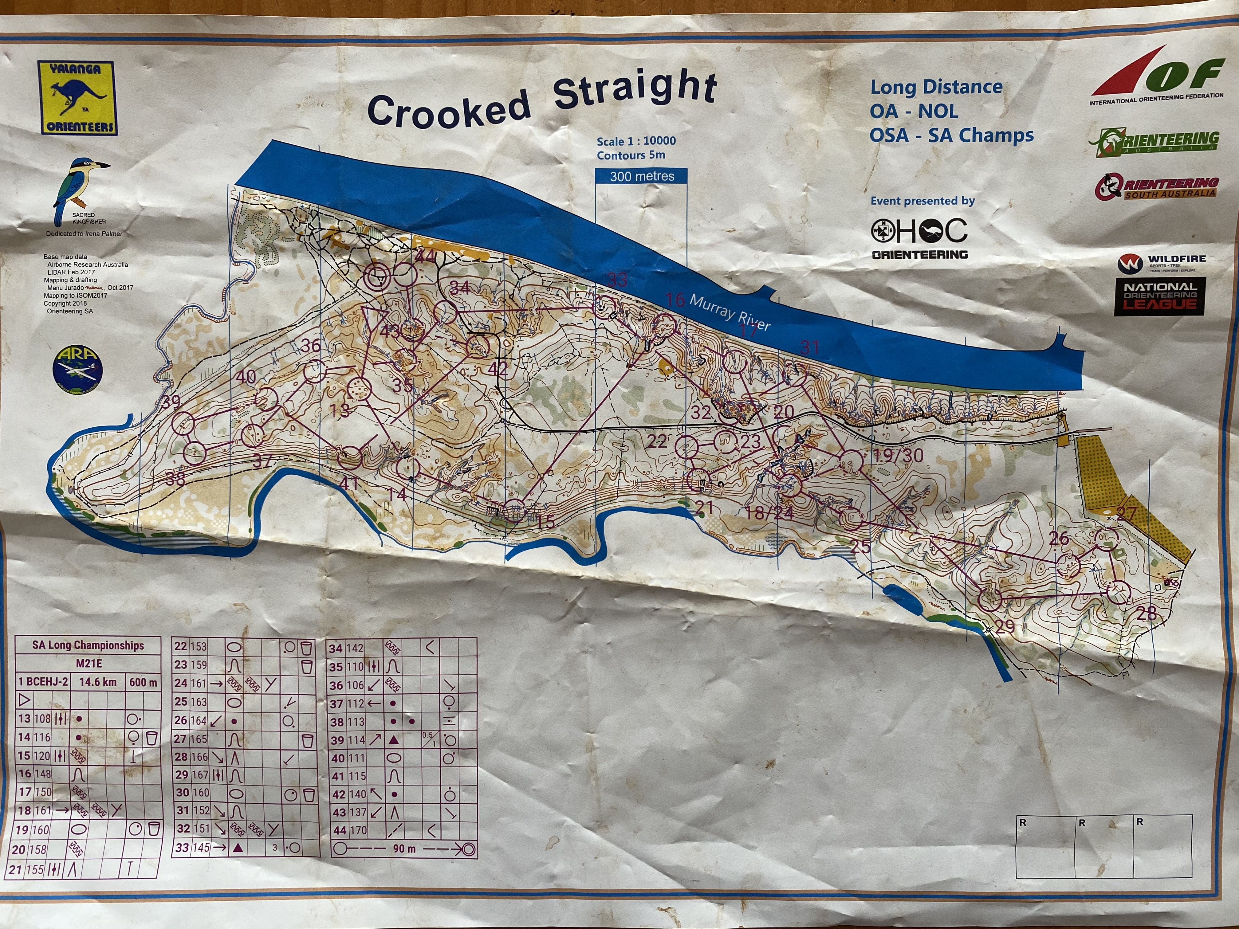 2021 South Australian Long Distance Championships Map 2 of 2 (25/04/2021)