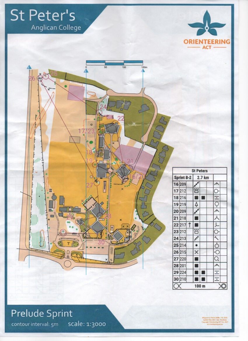 Broulee Sprint Map 2 of 2 (15-05-2021)