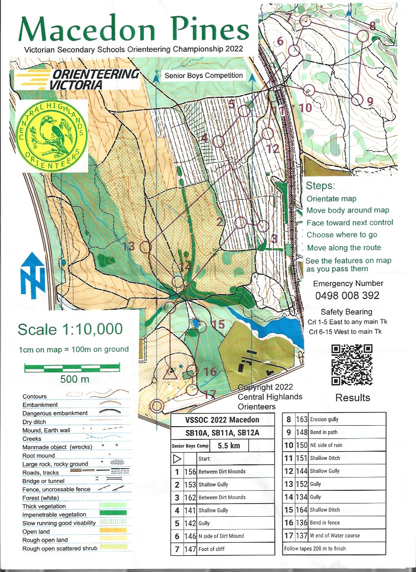 2022 Victorian Schools Orienteering Championships (13/05/2022)