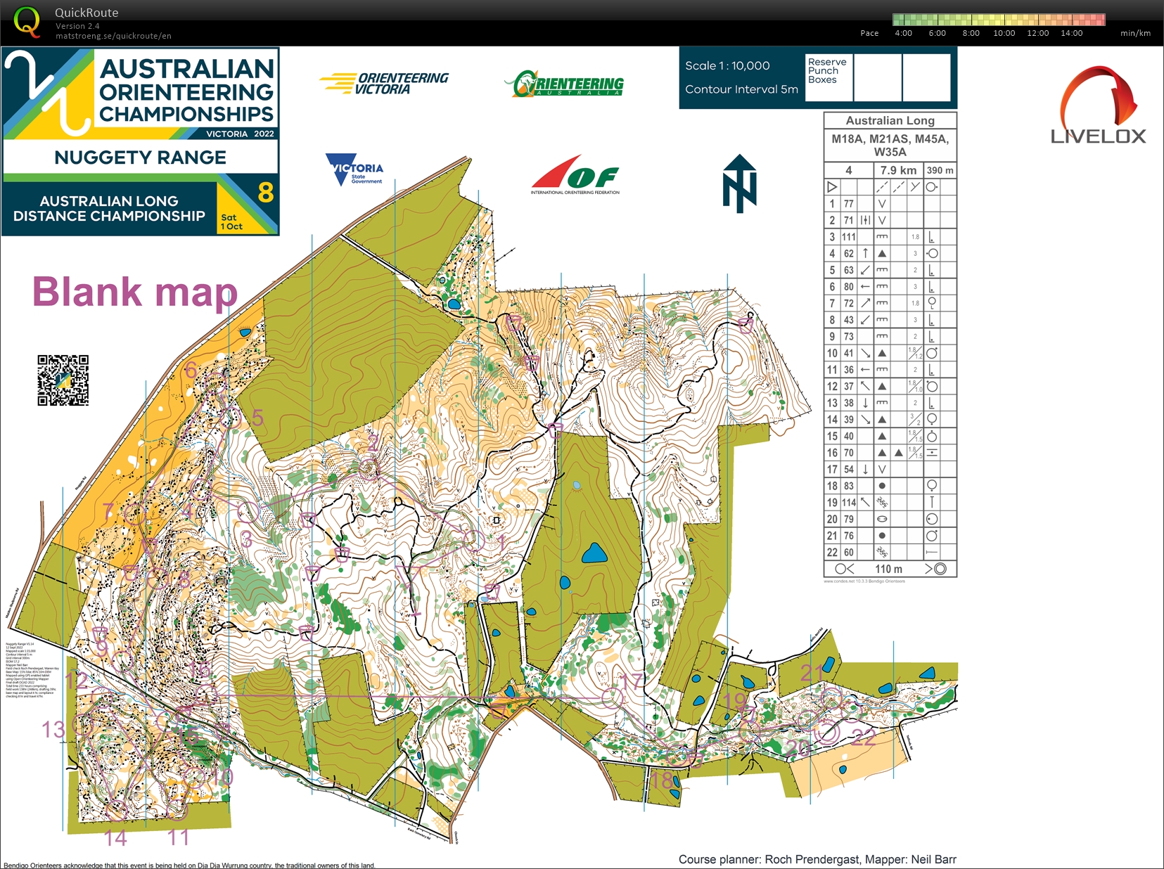 2022 Australian Championships Long Distance (2022-10-01)
