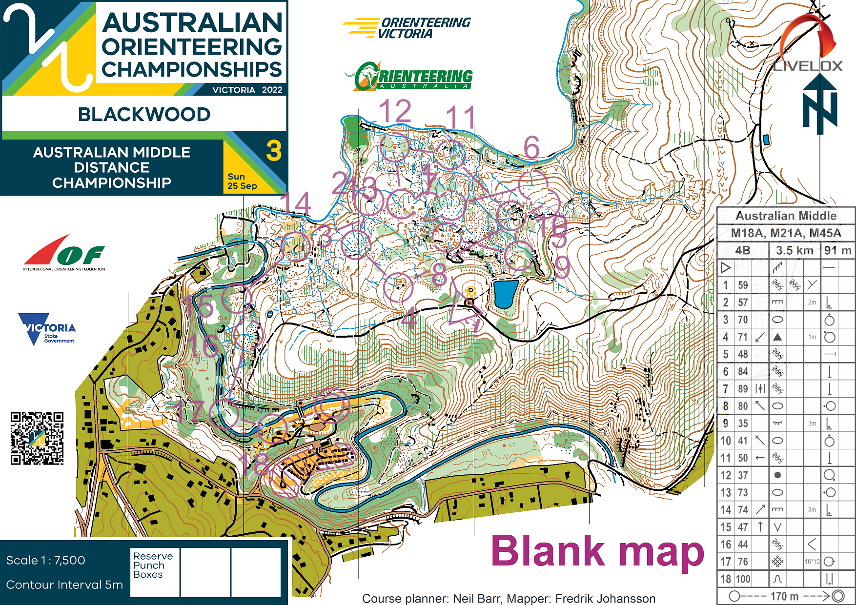 2022 Australian Championships Middle Distance (25/09/2022)