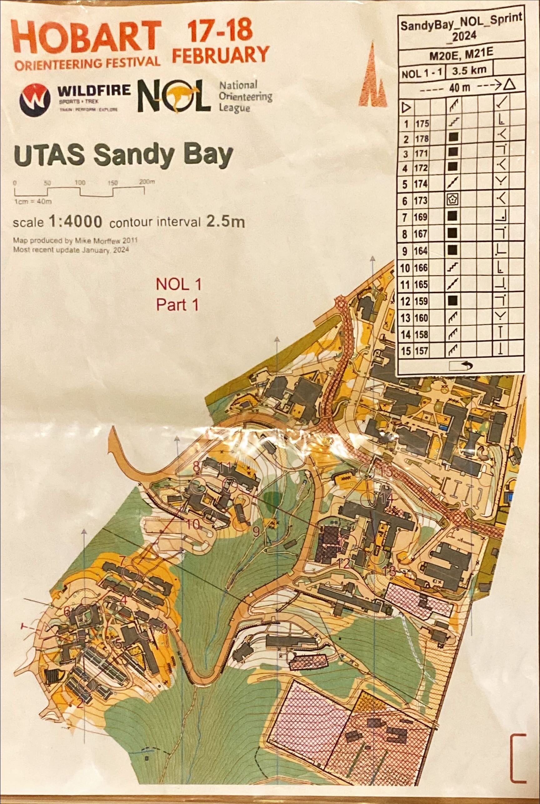 2024 NOL 2 Sprint Map 1 of 2 (17-02-2024)