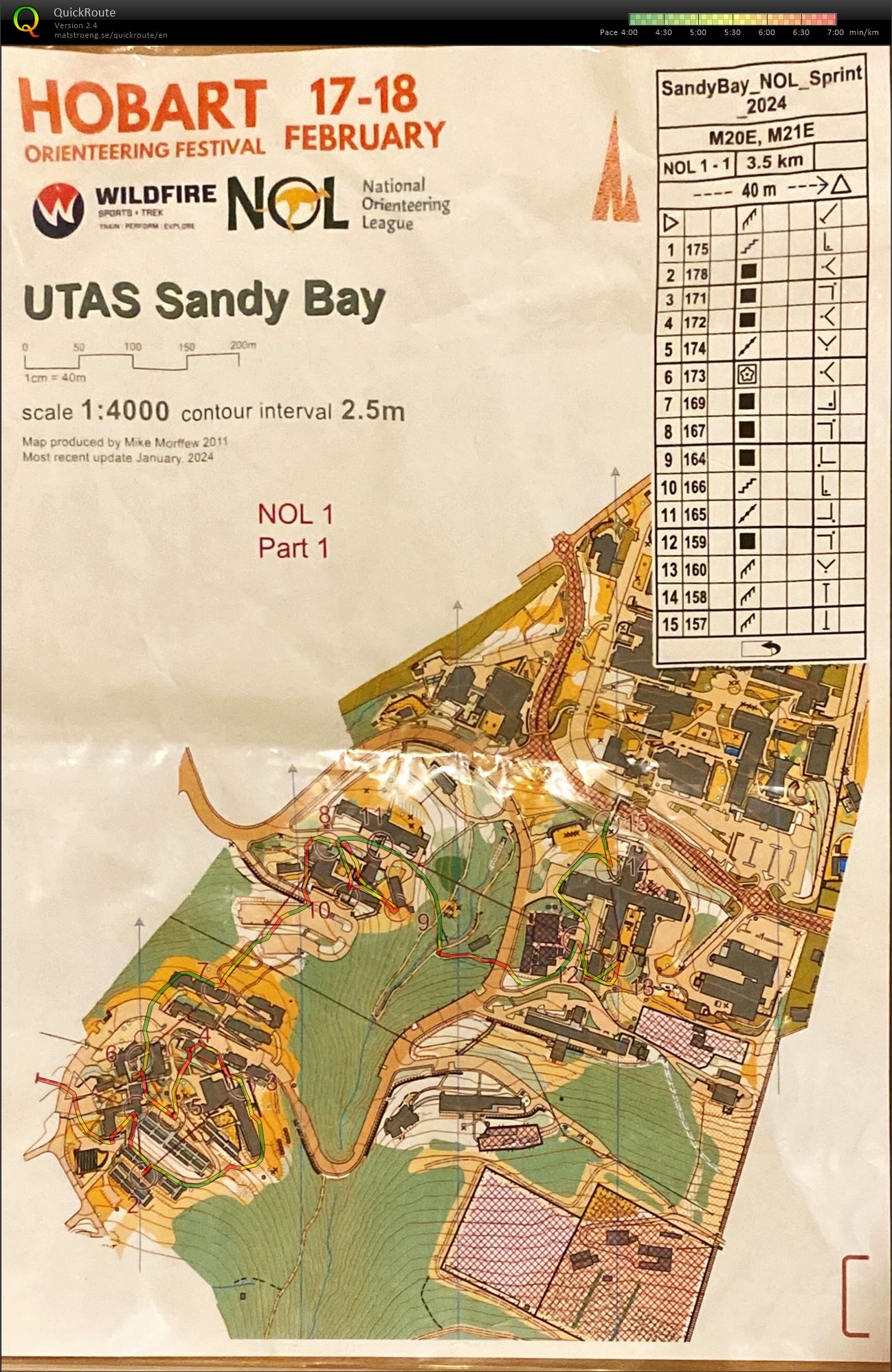 2024 NOL 2 Sprint Map 1 of 2 (17-02-2024)