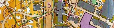 2024 Oceania Championships Sprint map 1 of 2
