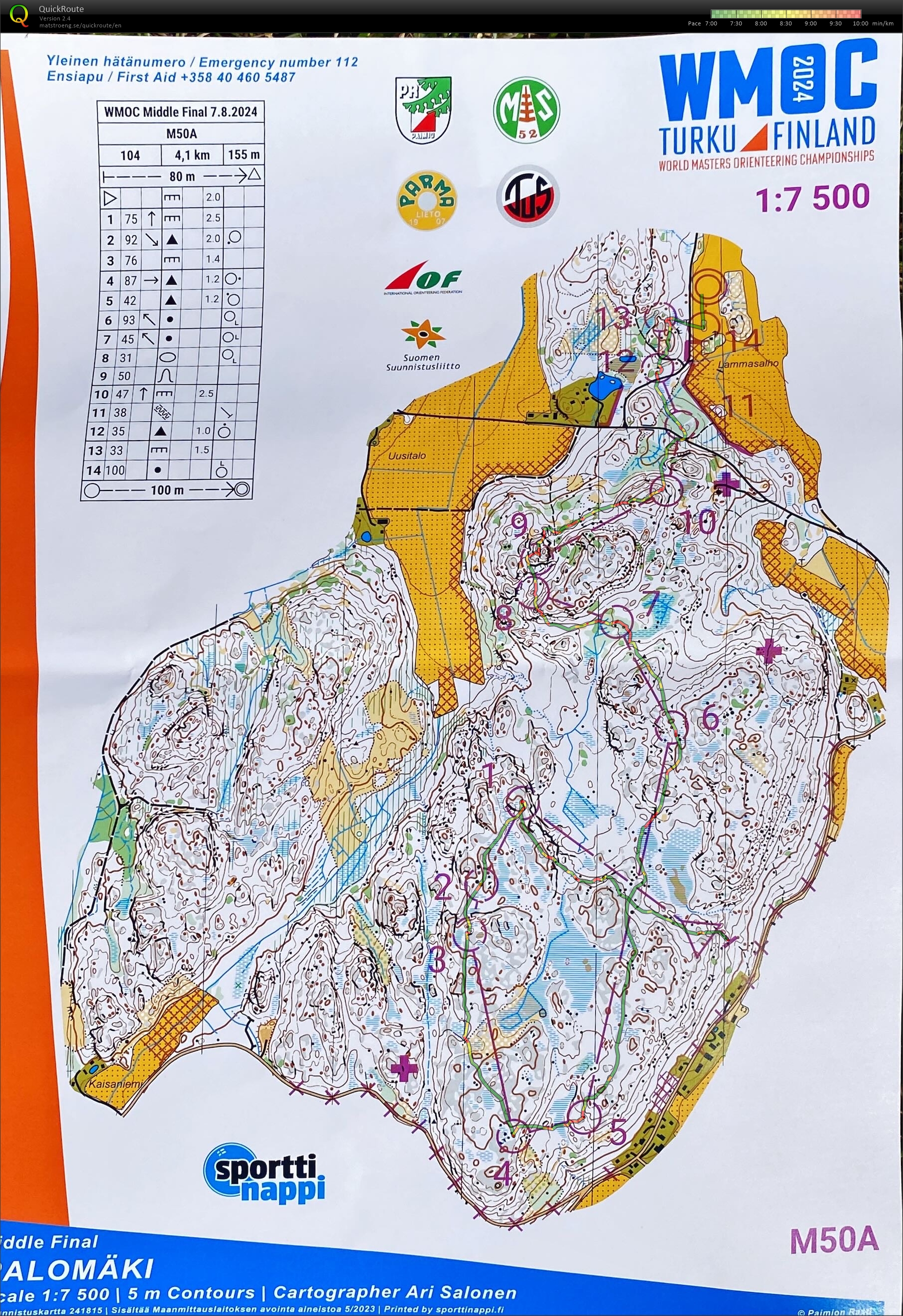 2024 WMOC Middle Final M50A (07-08-2024)